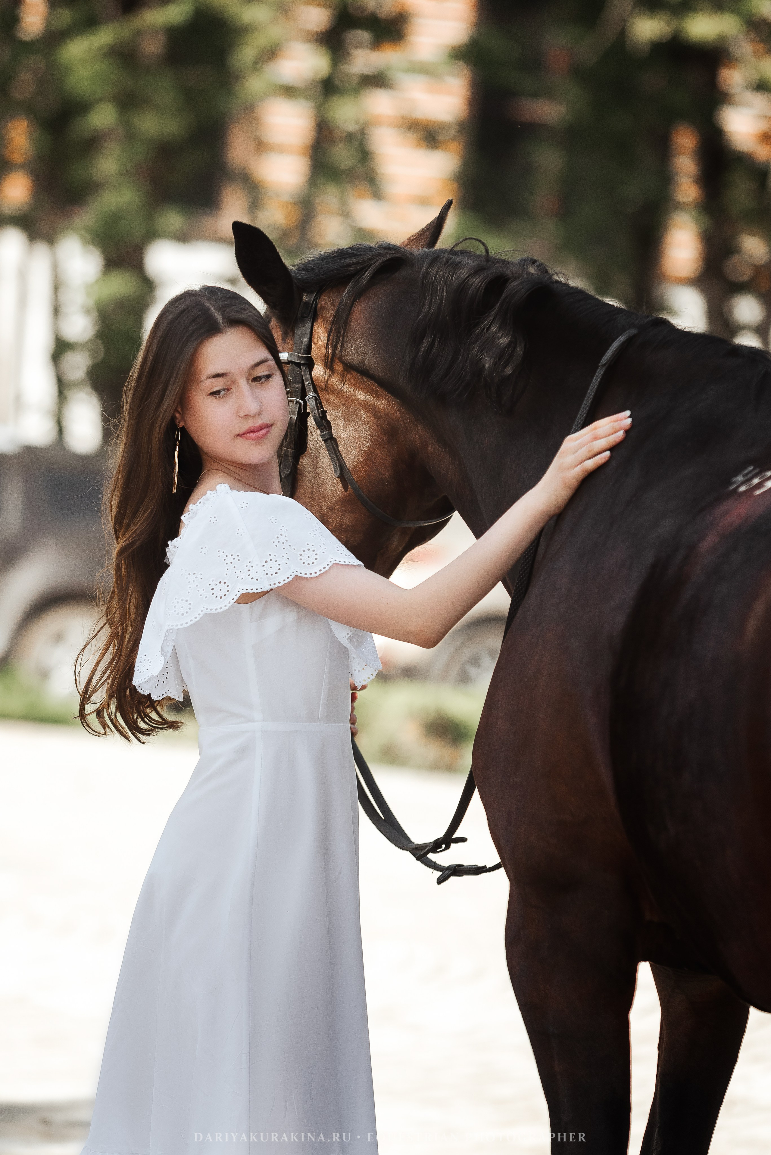 Полина и Заправа. Конный фотограф Куракина Дарья • Фотосессии с лошадьми