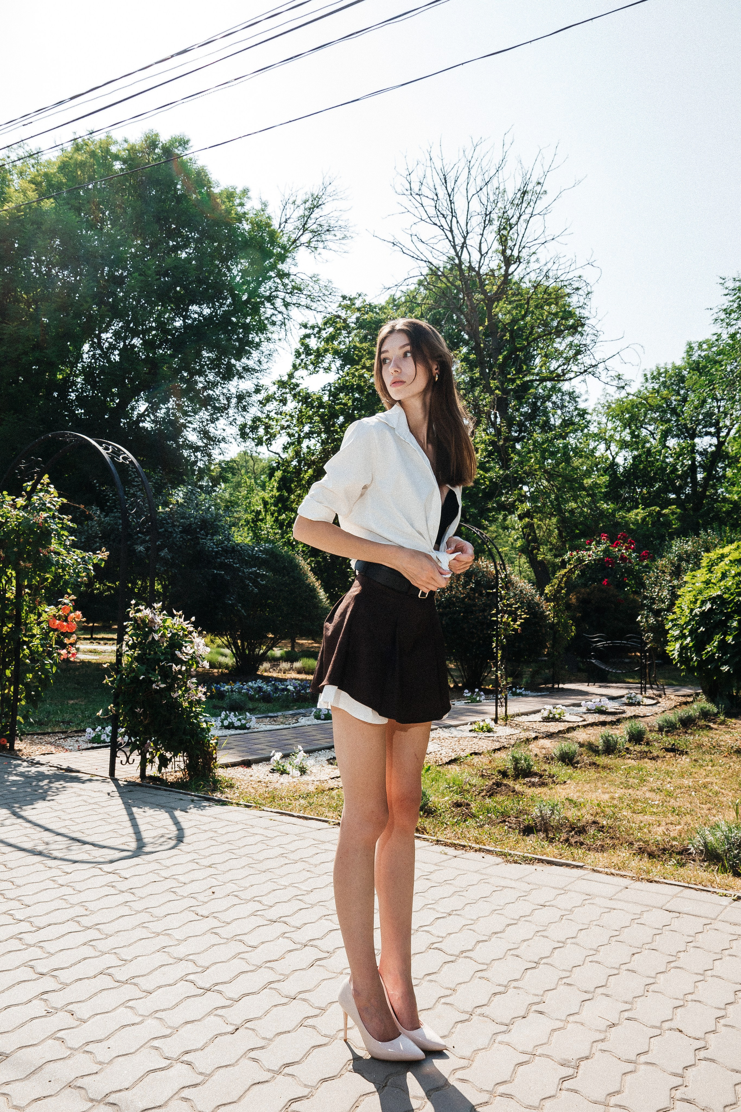 Лера в парке Горького. Фотограф Александр Бигари