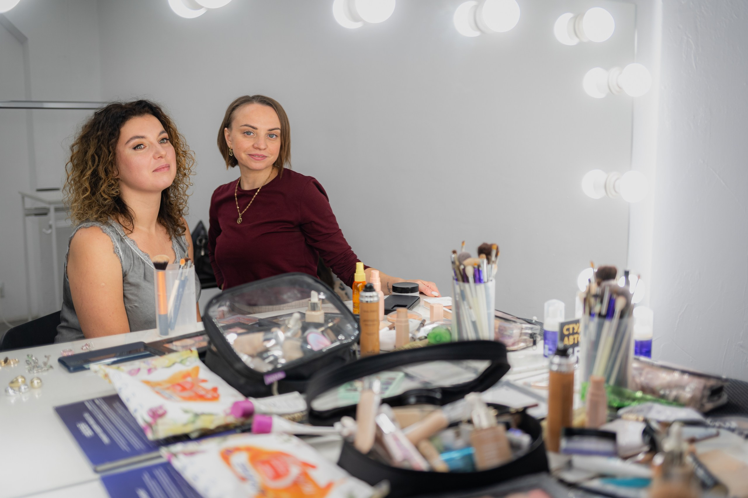 Портретная фотосессия «Мама и дочка». Оксана и Маша