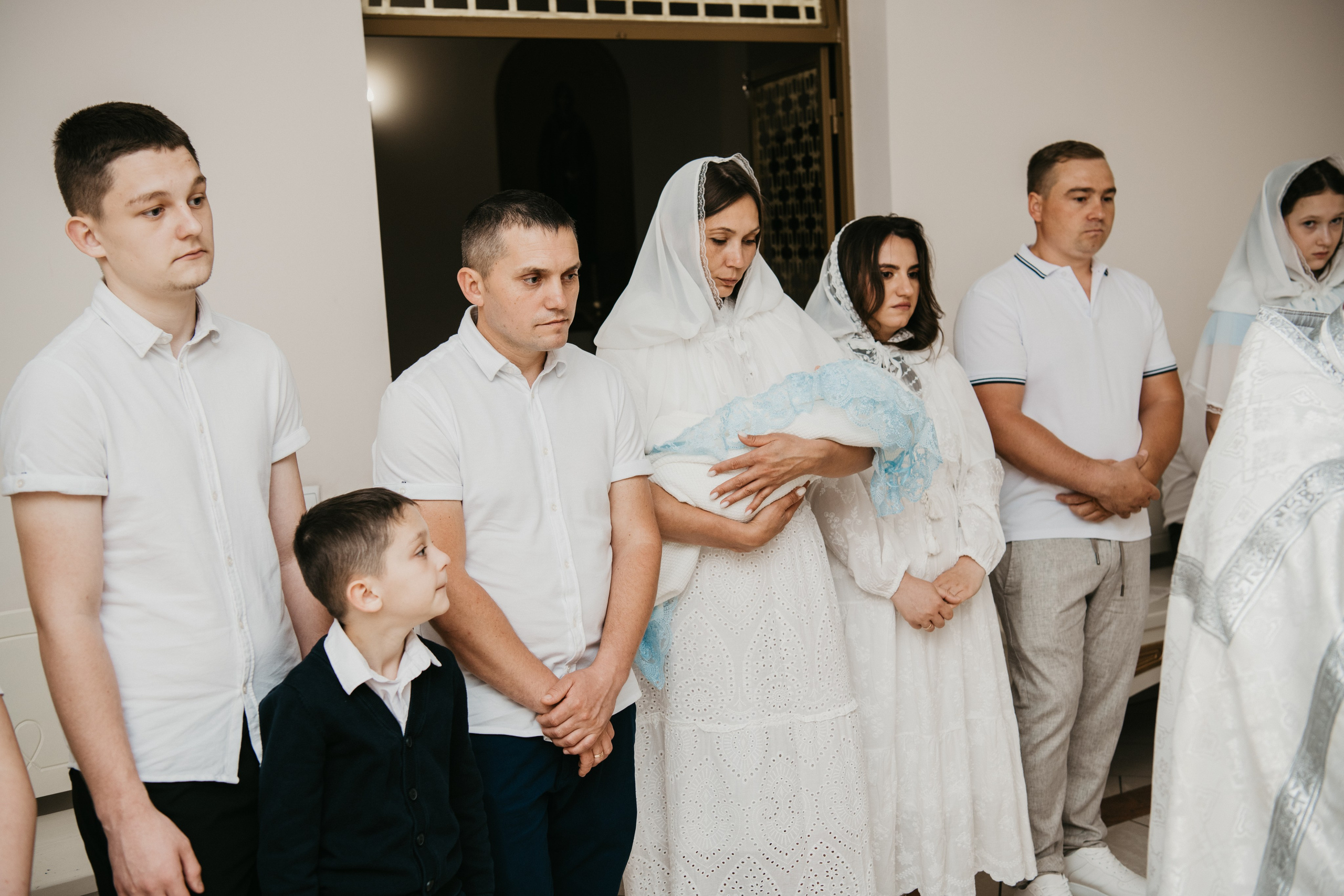 Крещение Евгения. Фотограф на выписку из роддома в Москве и МО