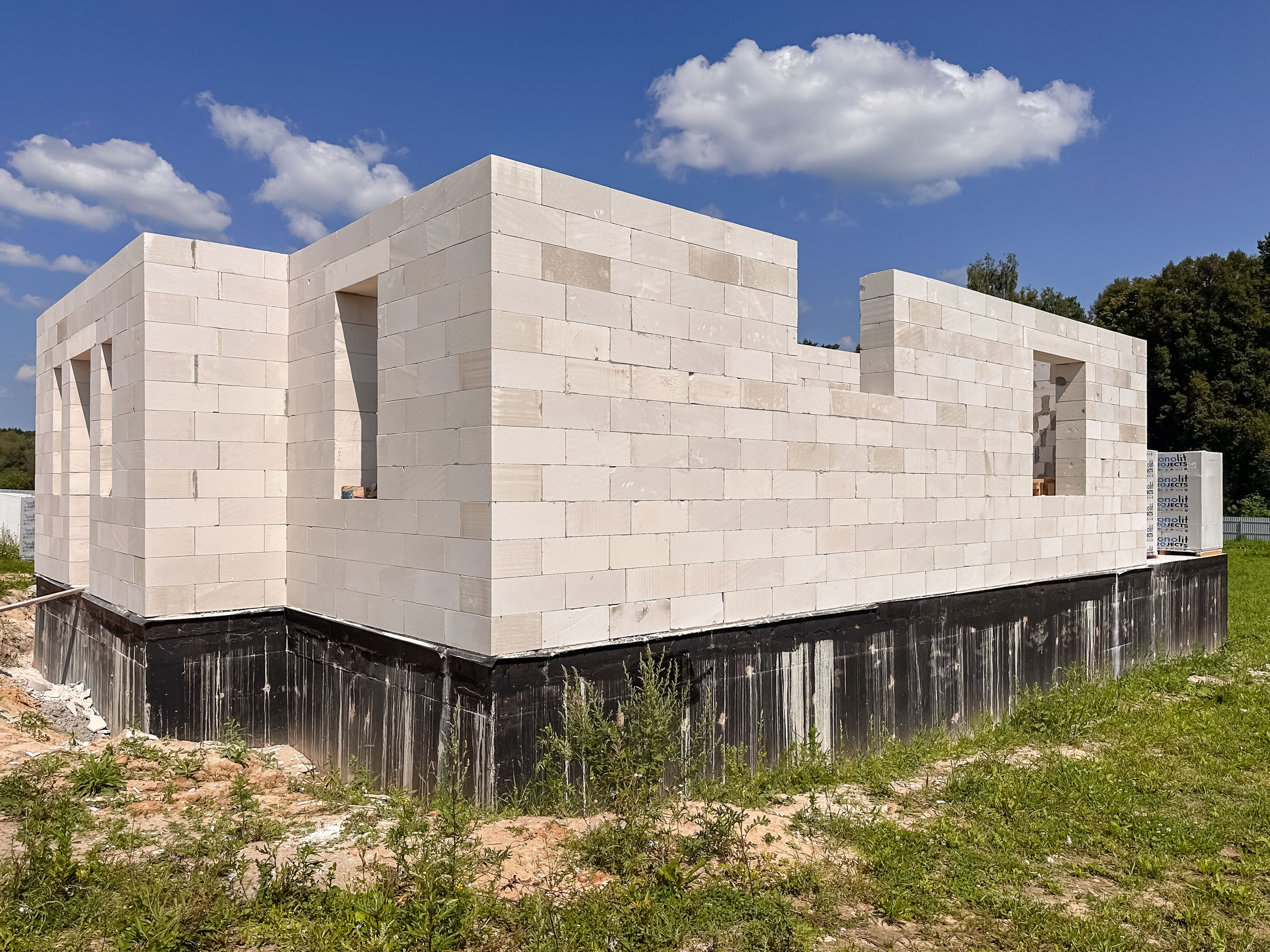 Кладка газоблока