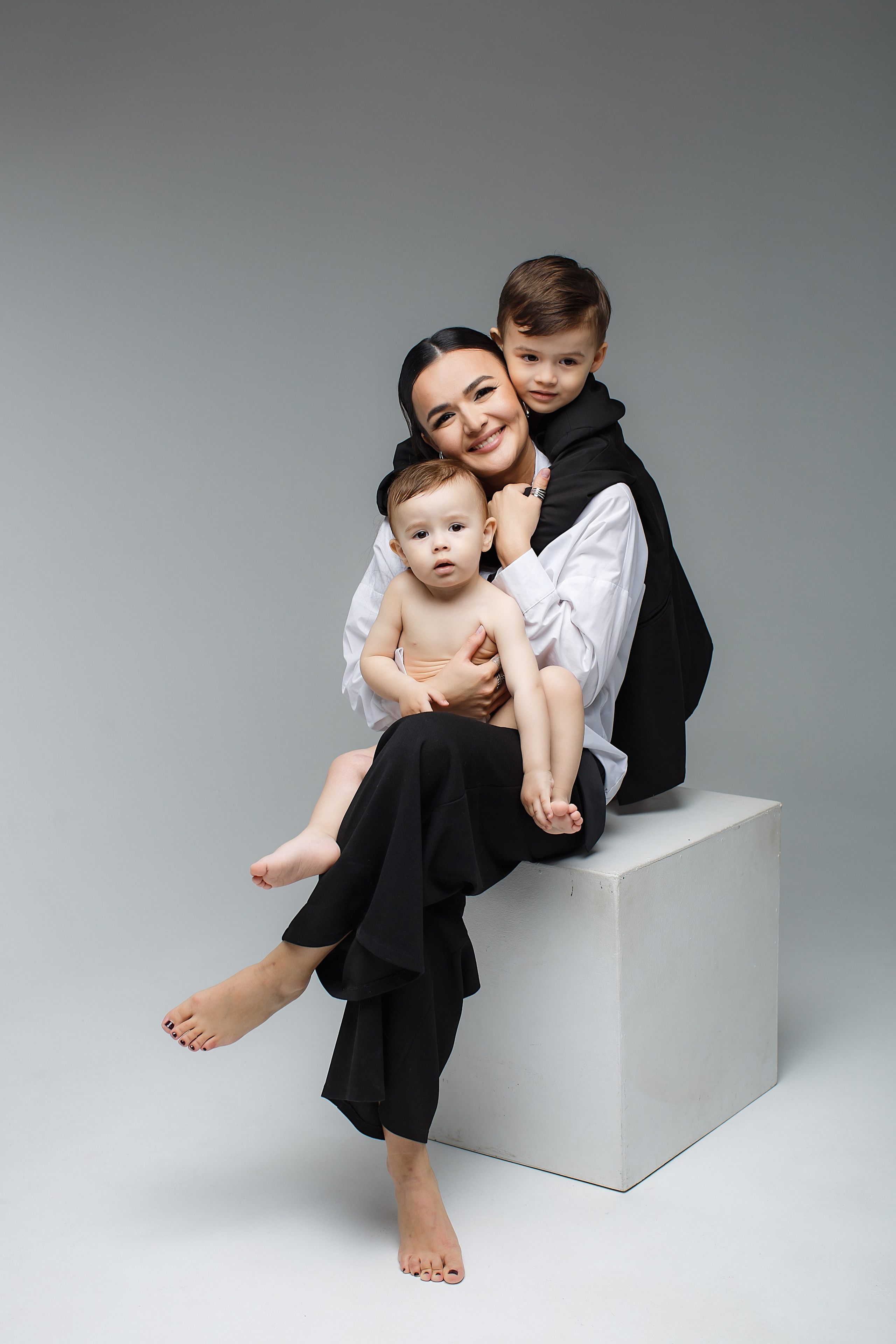 Дилара с сыновьями. Семейный и детский фотограф в Стерлитамаке Разина Рахмангулова