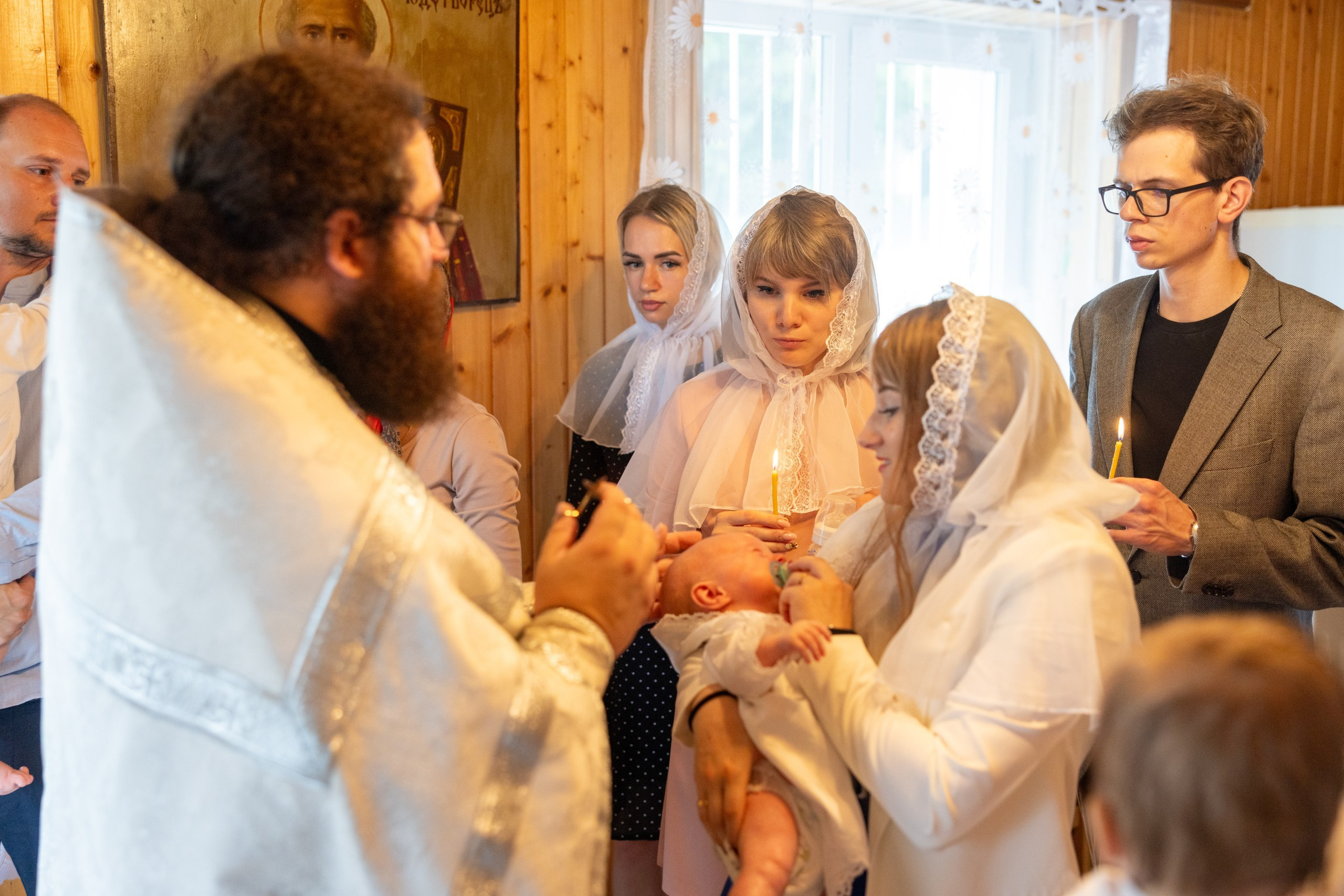 Образец репортажа крещения оригиналы, без искажений, без вспышки, светосильная оптика!. Фотограф в Туле Крупский АнДРей. Фотостудия «КАДР71» в Туле