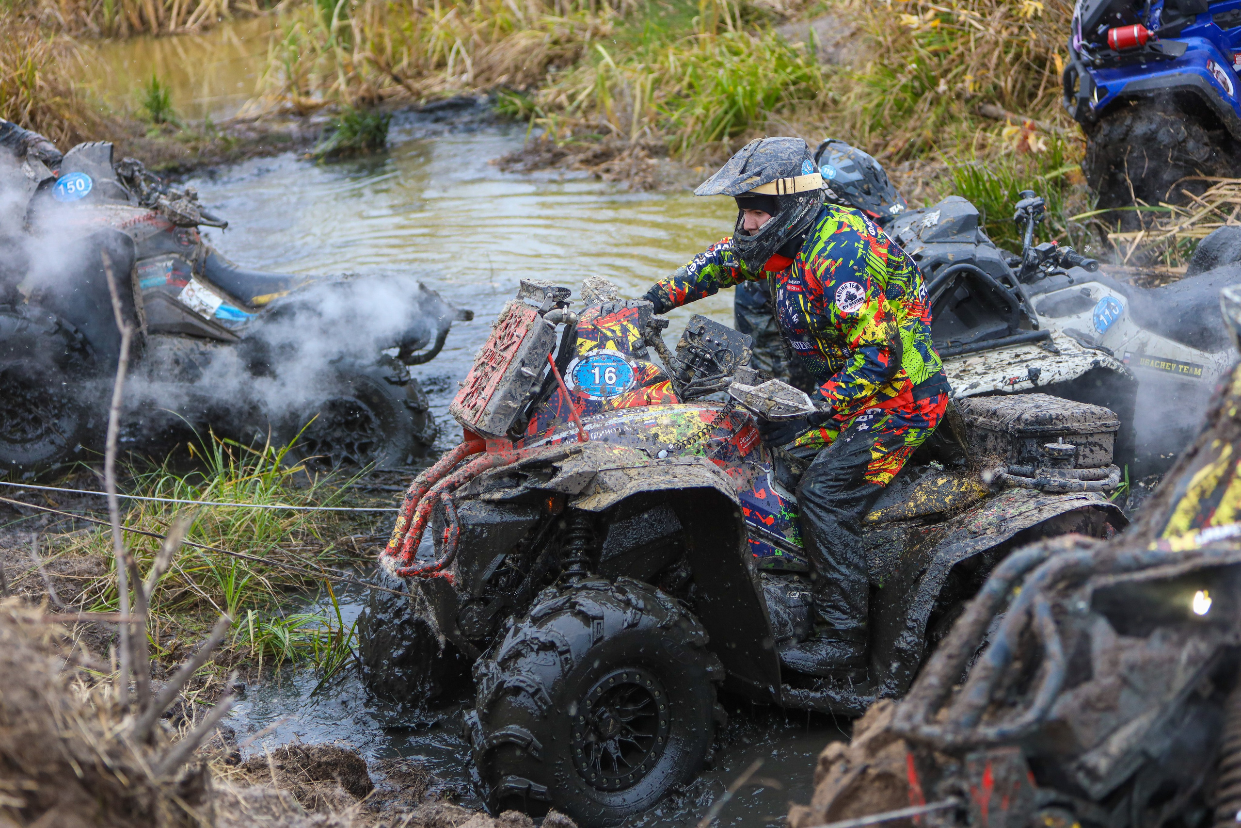 Гонки на квадроциклах Грязевое кольцо. Спортивный фотограф в Самаре
