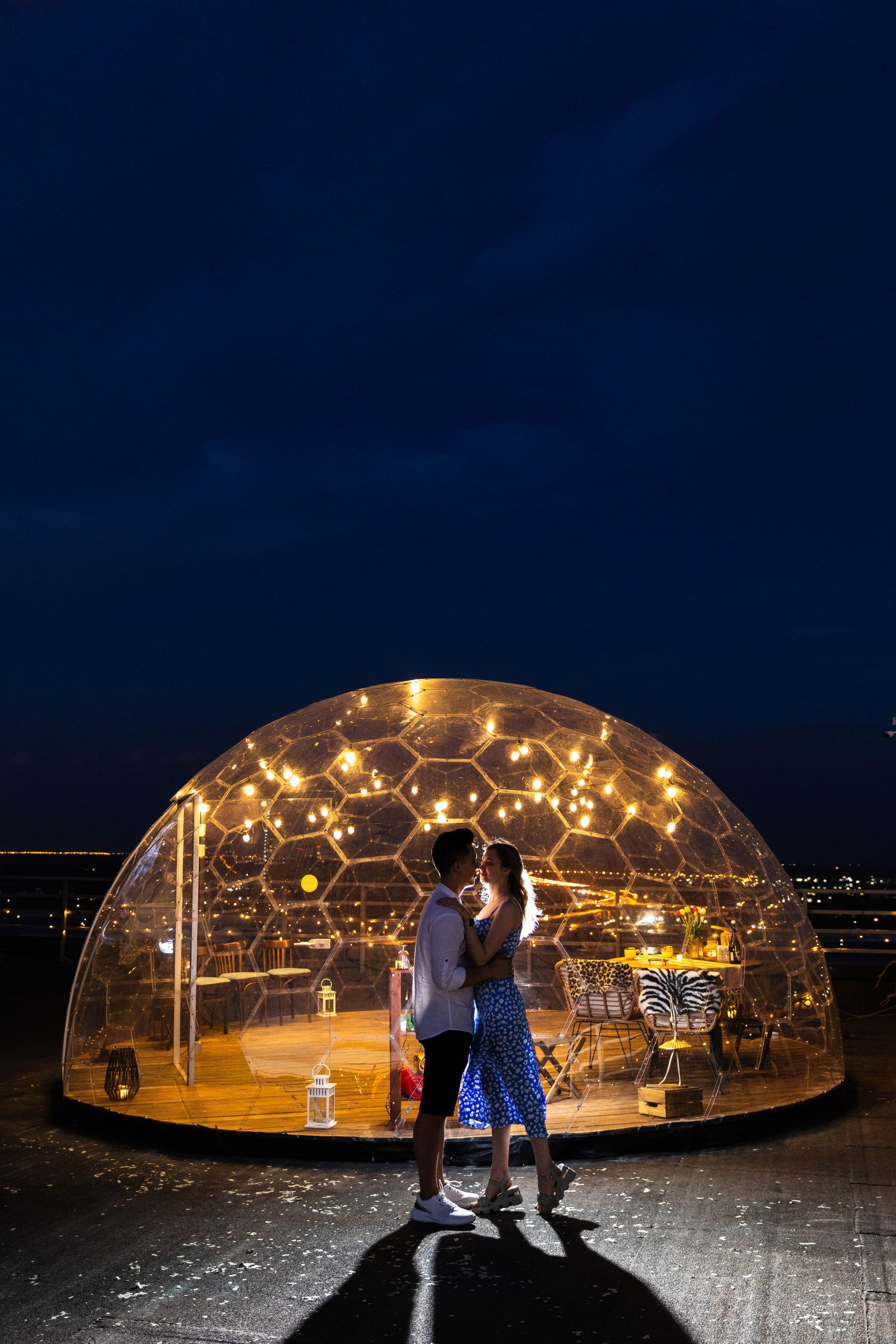 Свидание на крыше. Фотограф Вадим Казусь