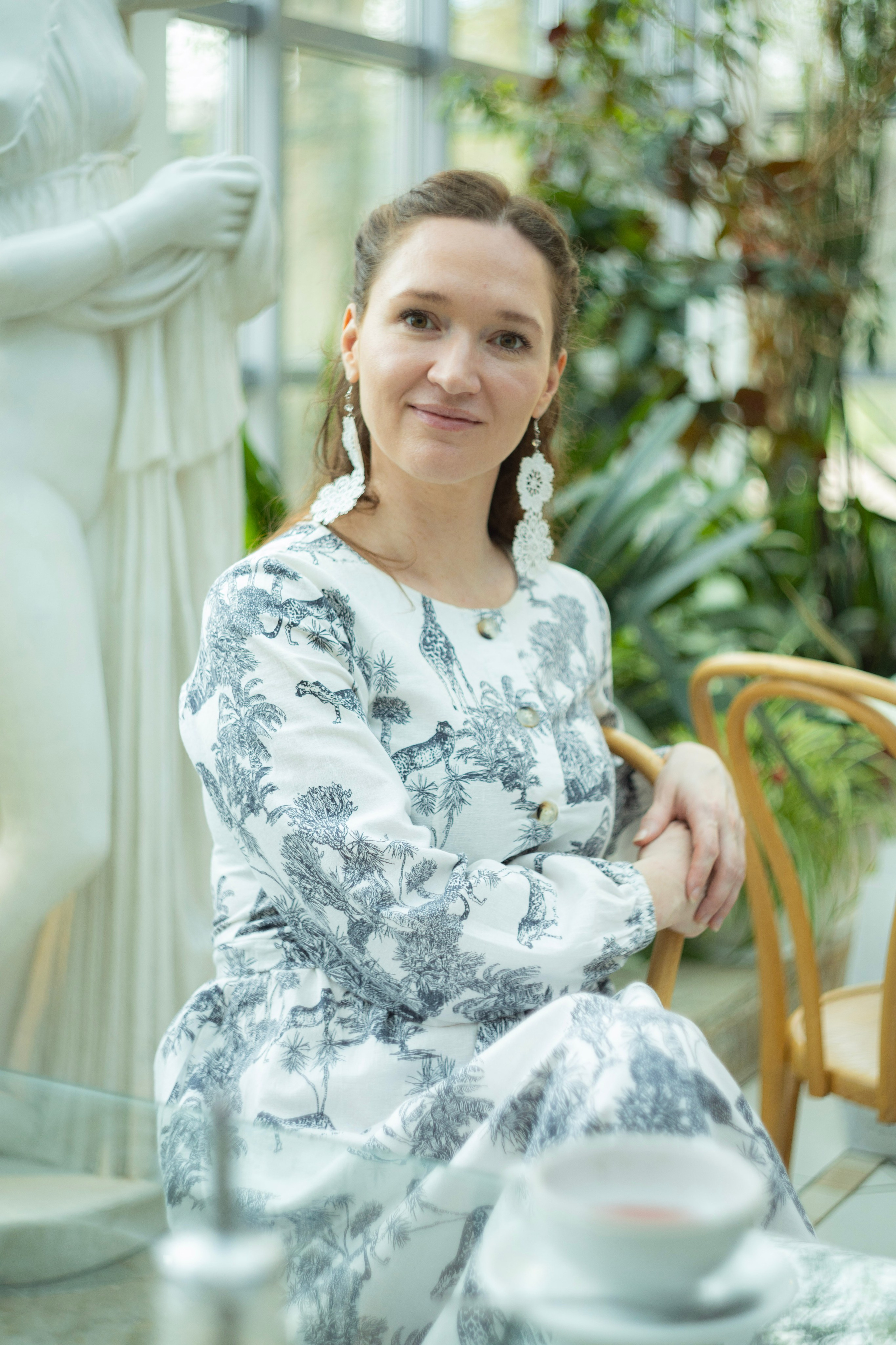 Сад усадьбы Г. Р. Державина (2025). Драчёва Елена портретный фотограф Санкт-Петербург