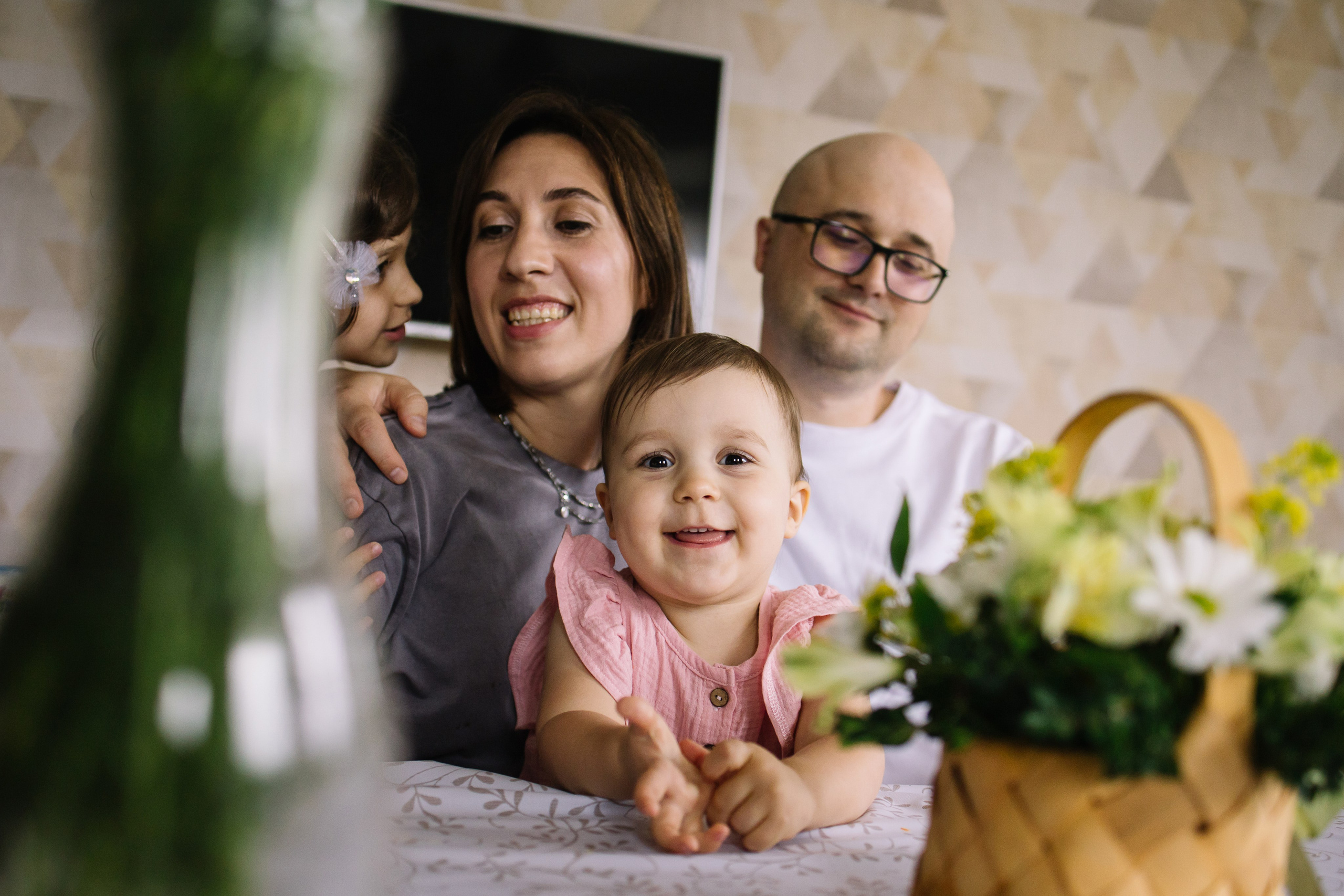Домашняя фотосессия ко дню рождения дочери. Семейный фотограф в Томске Максимова Екатерина