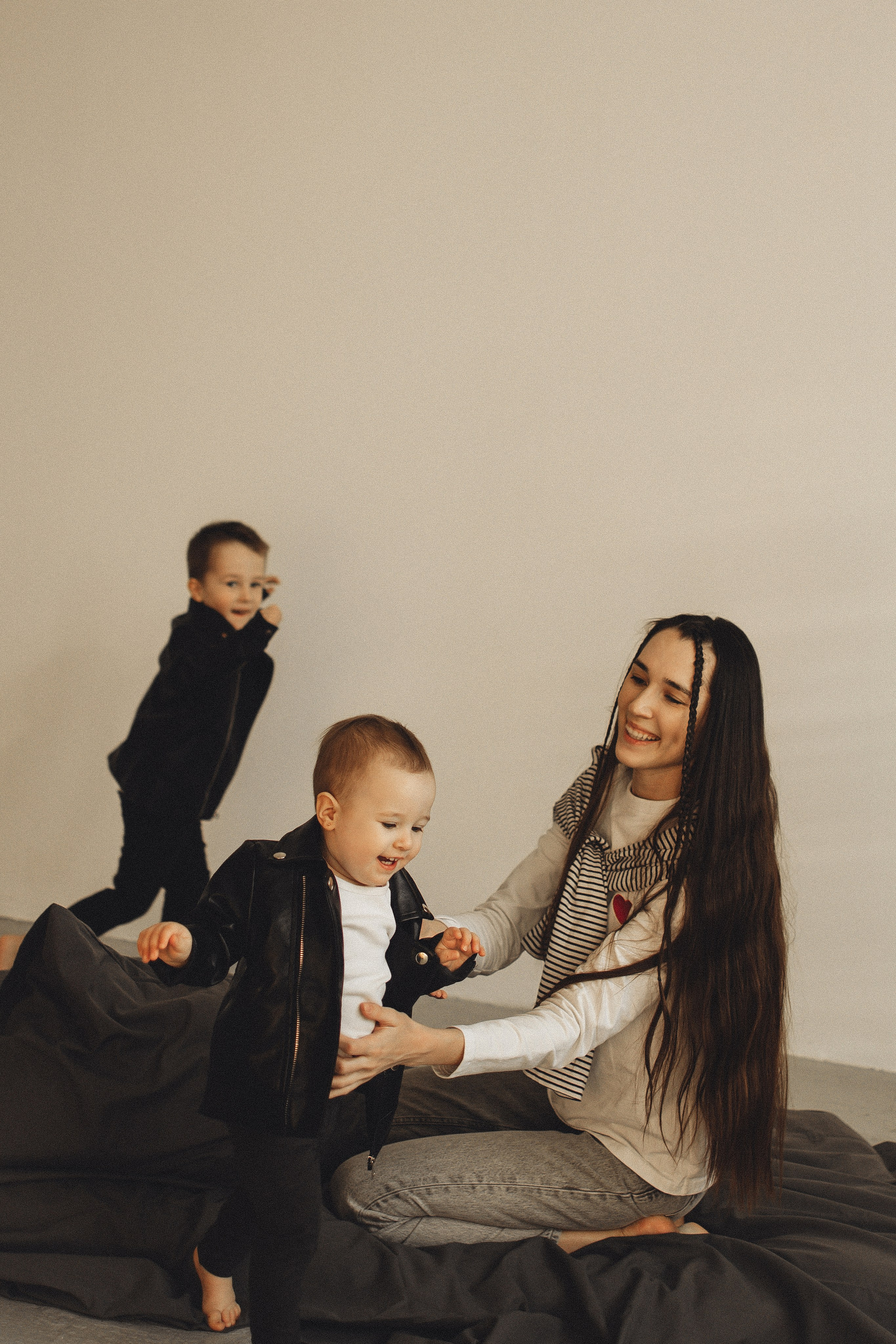 Семейная история в студии. Семейный и детский фотограф, таганрог, ростов-на-дону