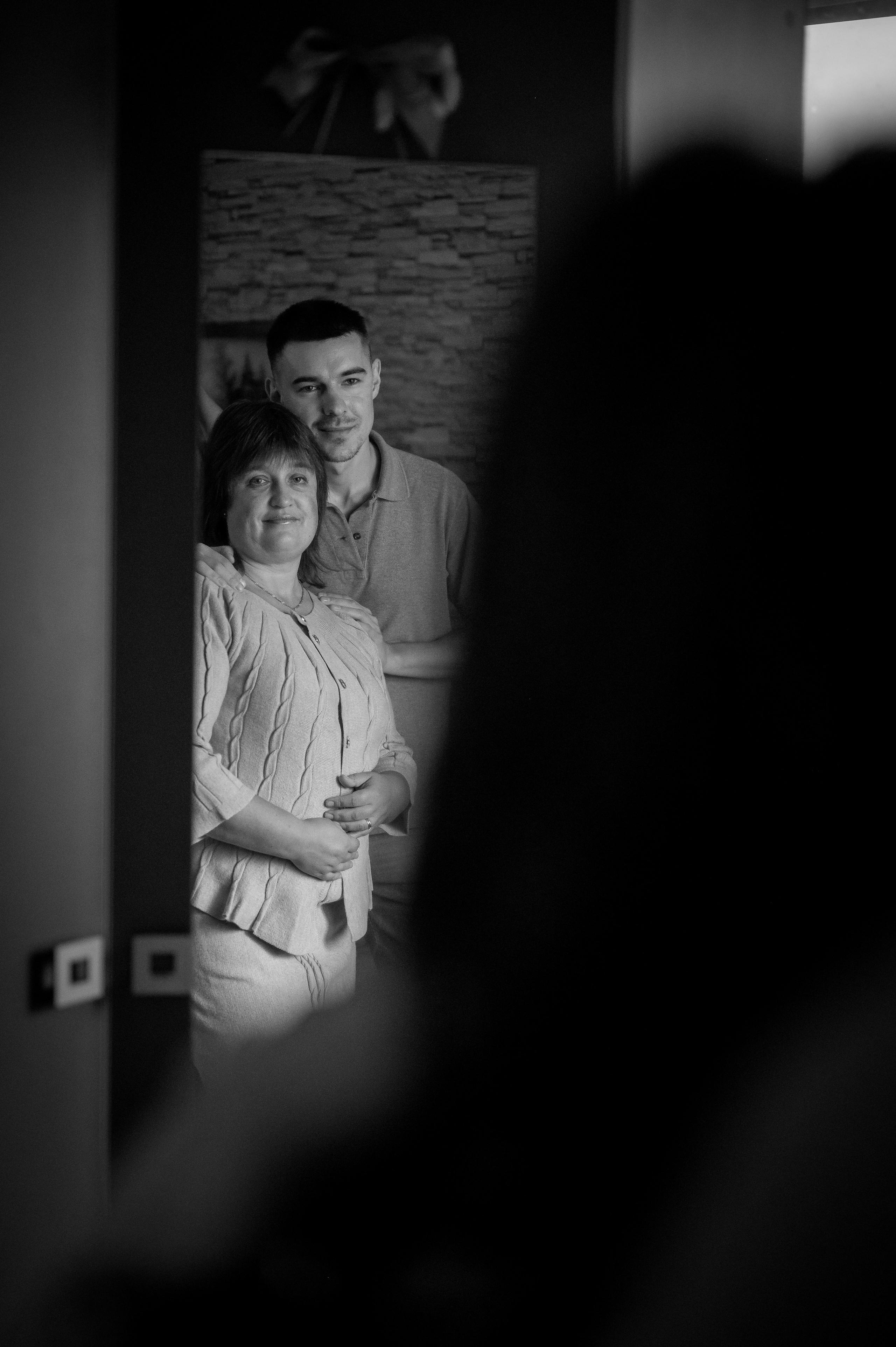 Родители с новорожденным малышом. Фотограф новорождённых, семейный, школьный в городе Калуге Евгения