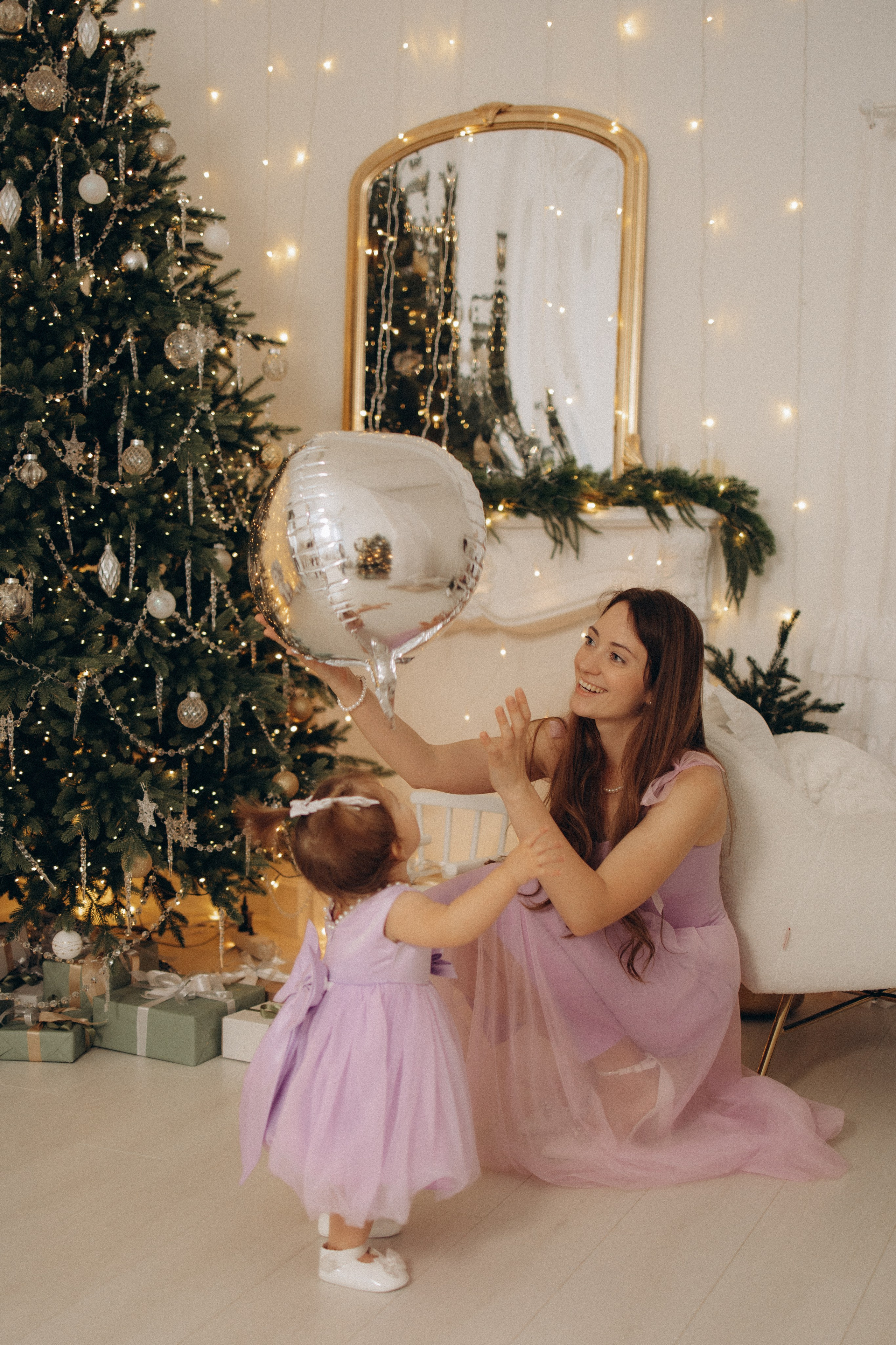Новый год маленькой Анечки. Семейный фотограф в Москве Анастасия Шалда
