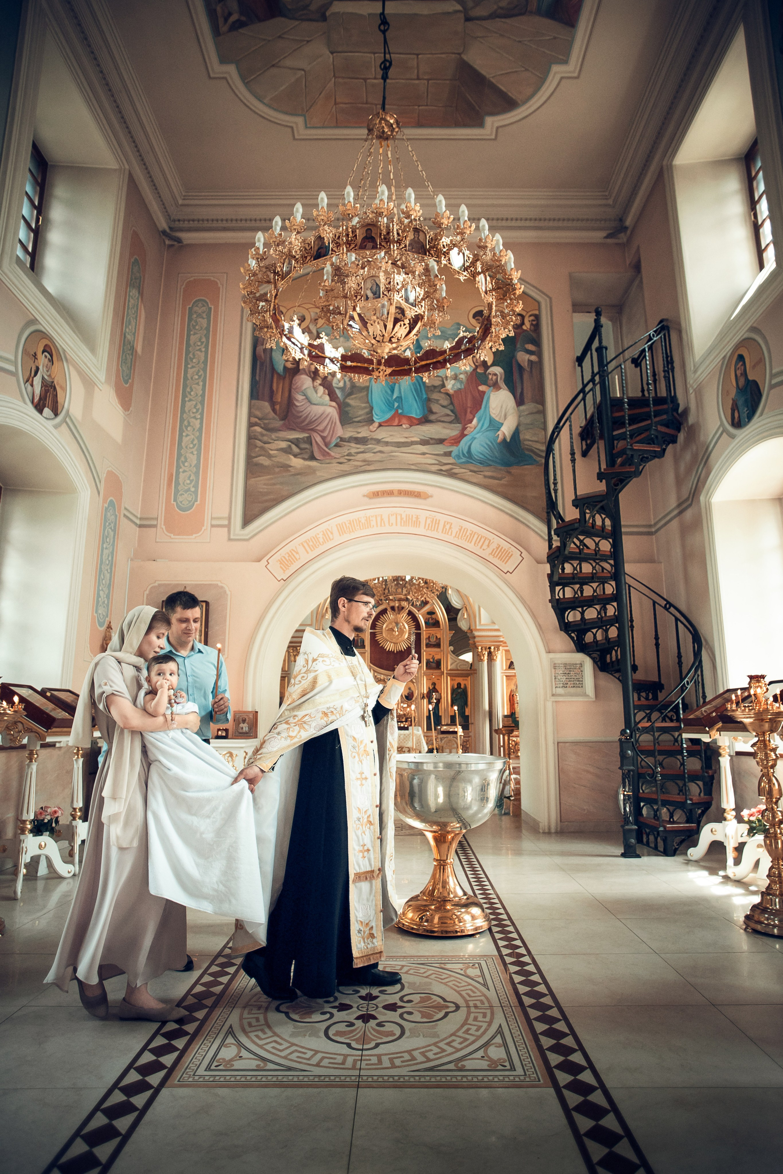 Таинство Крещения (репортажная съемка). Moscow_CPC