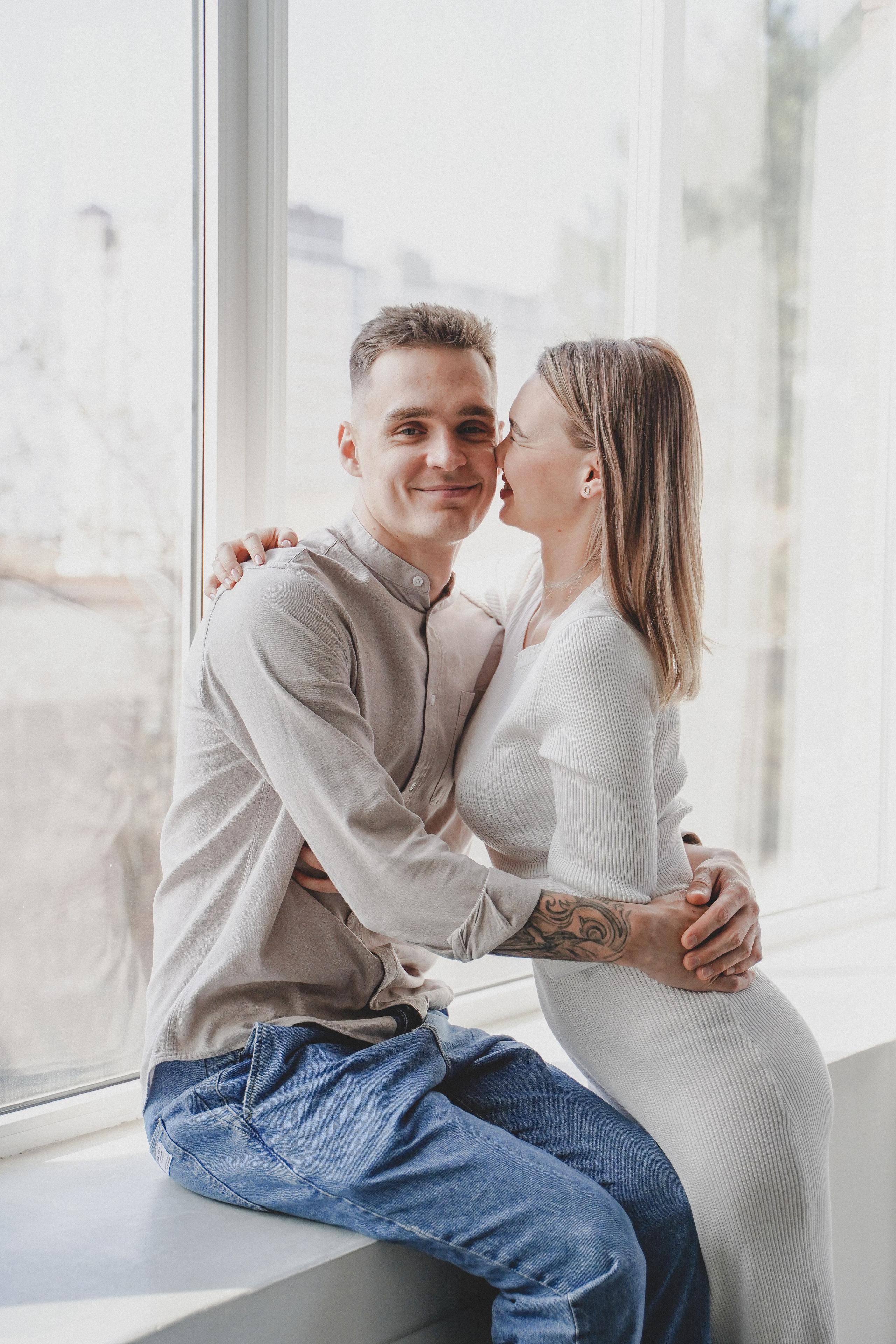 Фотосессия большой семьи в студии. Семейный и женский фотограф в Краснодаре Анастасия Приймак