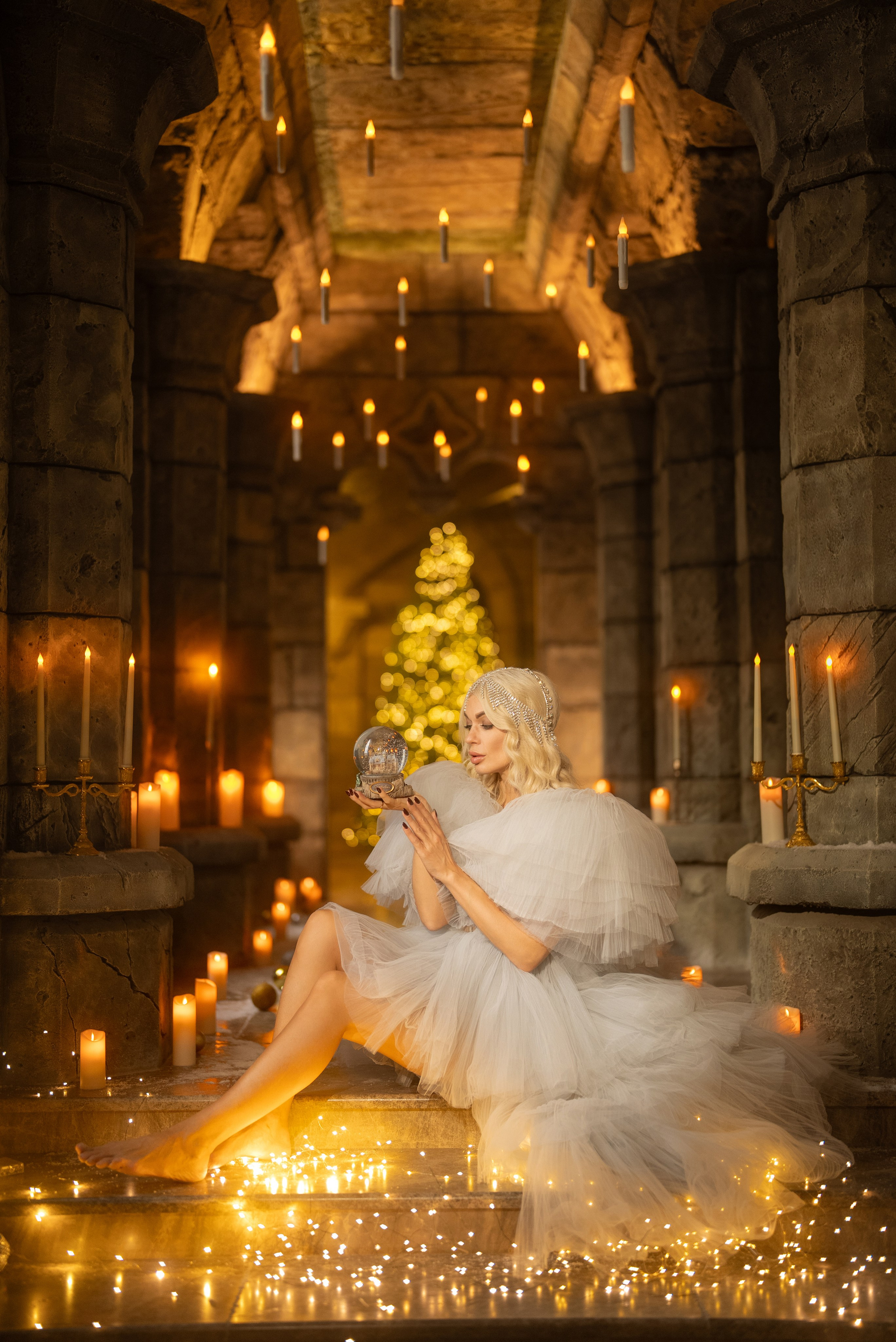 Новогодняя фотосессия в Замке Гарибальди. Фотограф Батурин Денис — Фотосессия в Замке Гарибальди
