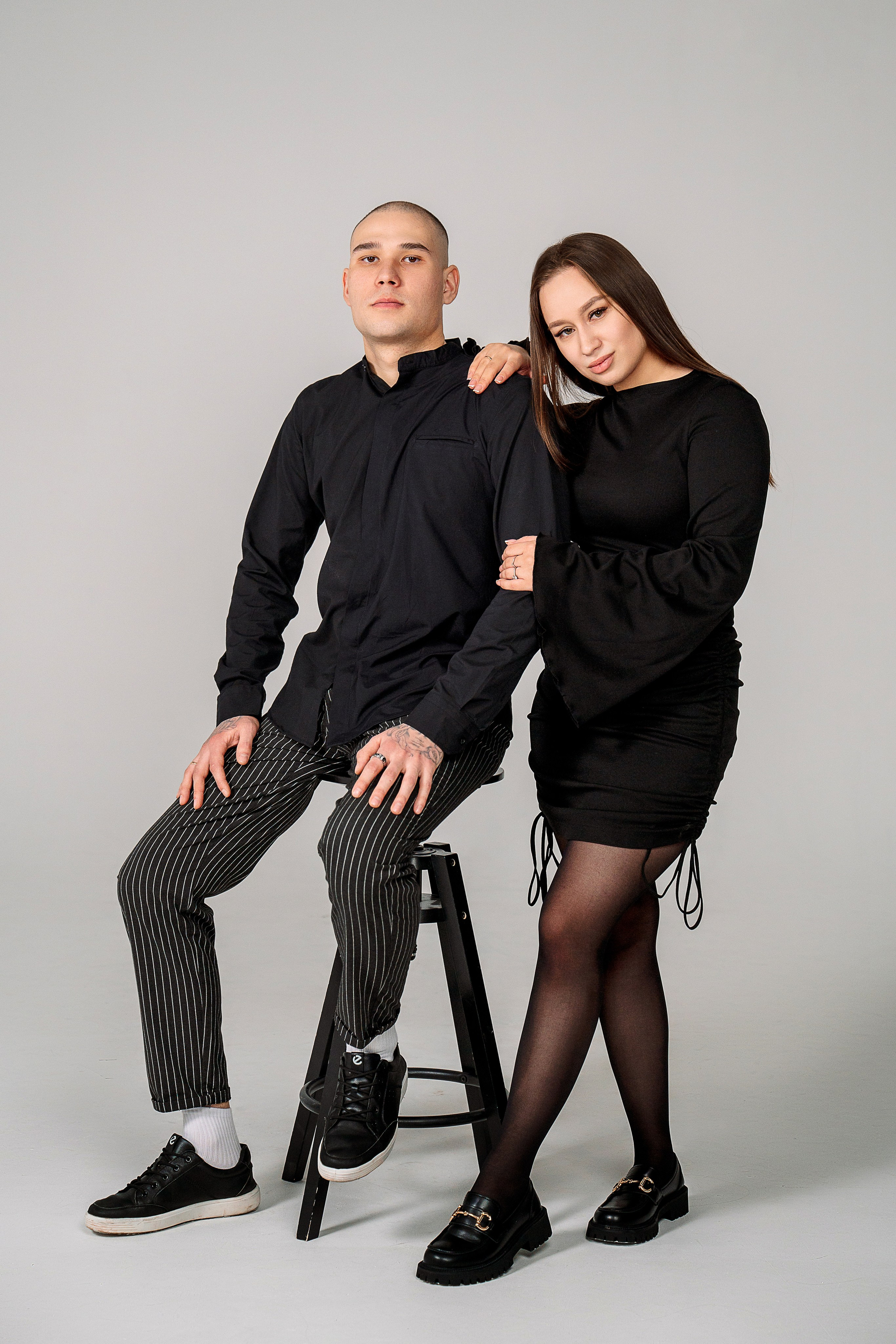 Семейная фотосессия в студии