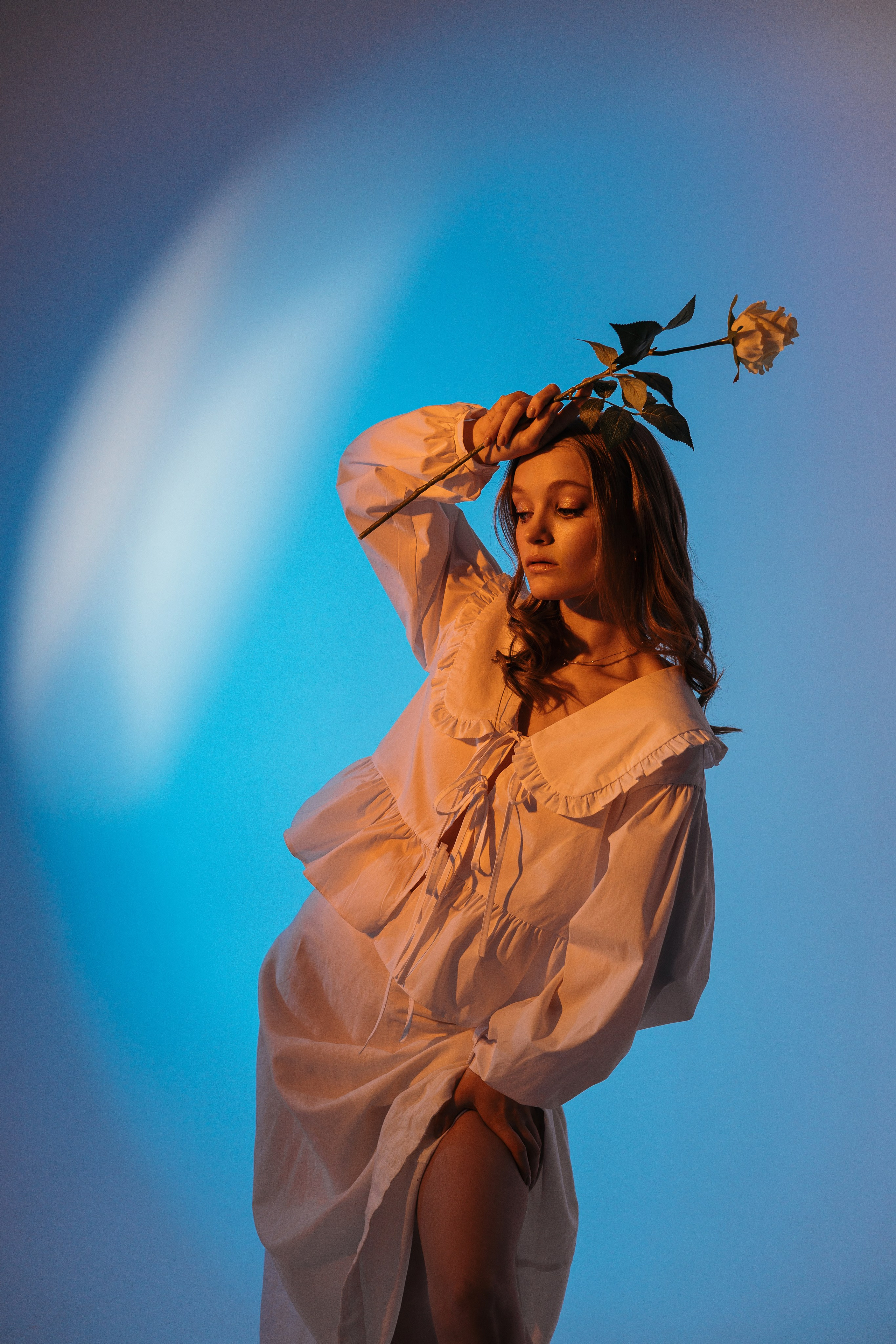 В студии. Асель Мурзина фотограф Казань