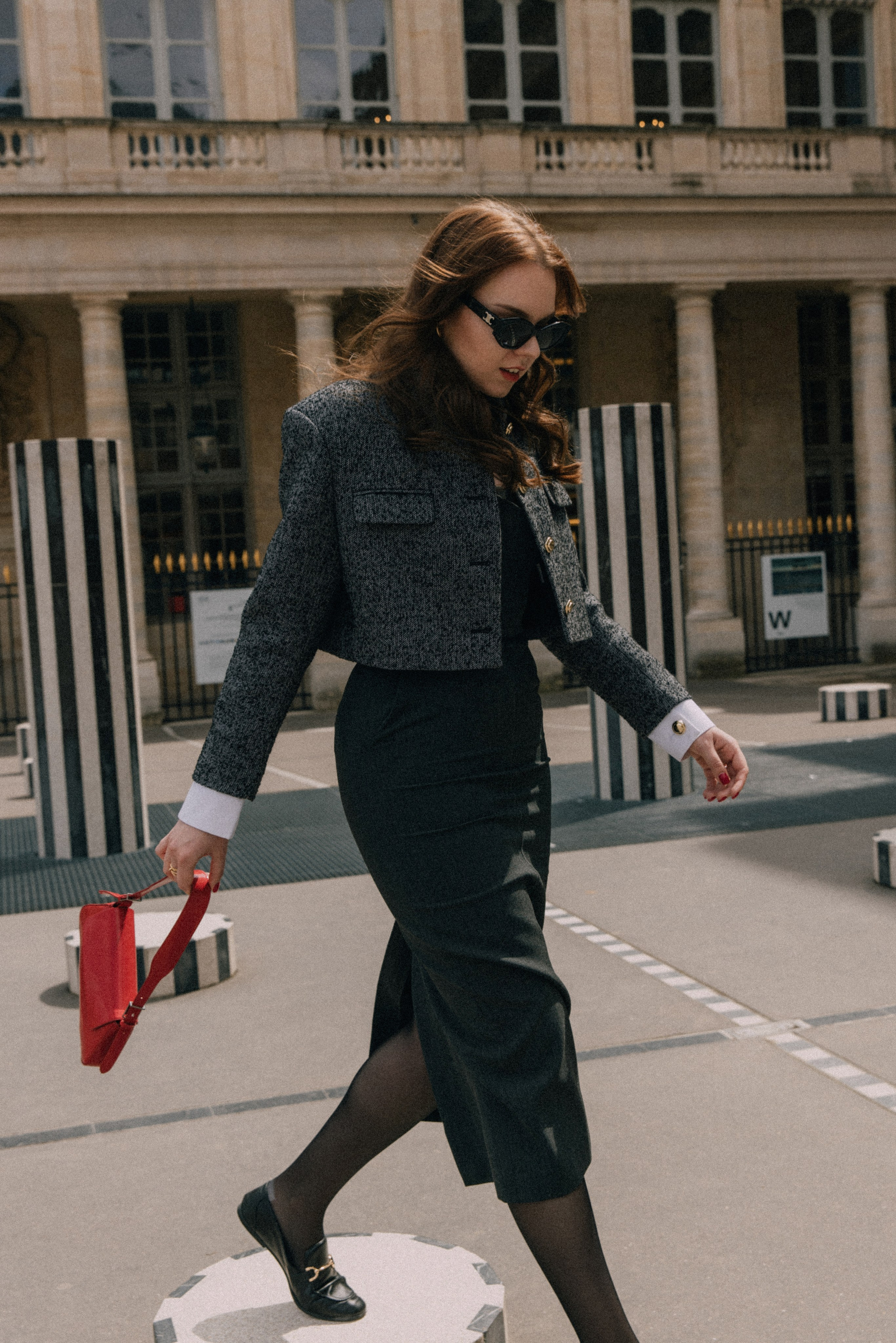 On the summer terrace. Photographer in Paris