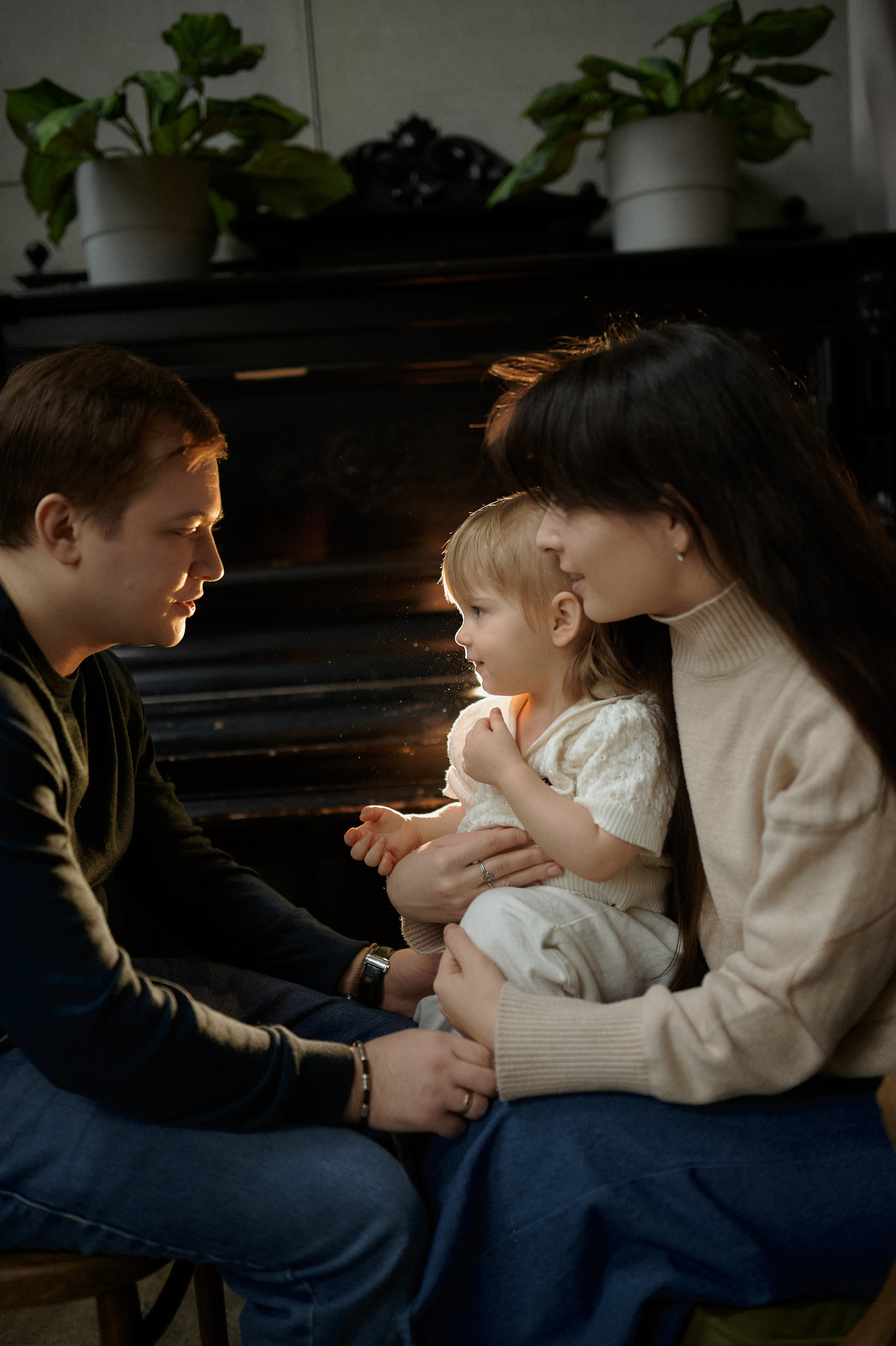 Илья, Ирина и Ева. Семейный и свадебный lifestyle-фотограф в Москве Мария Петрова