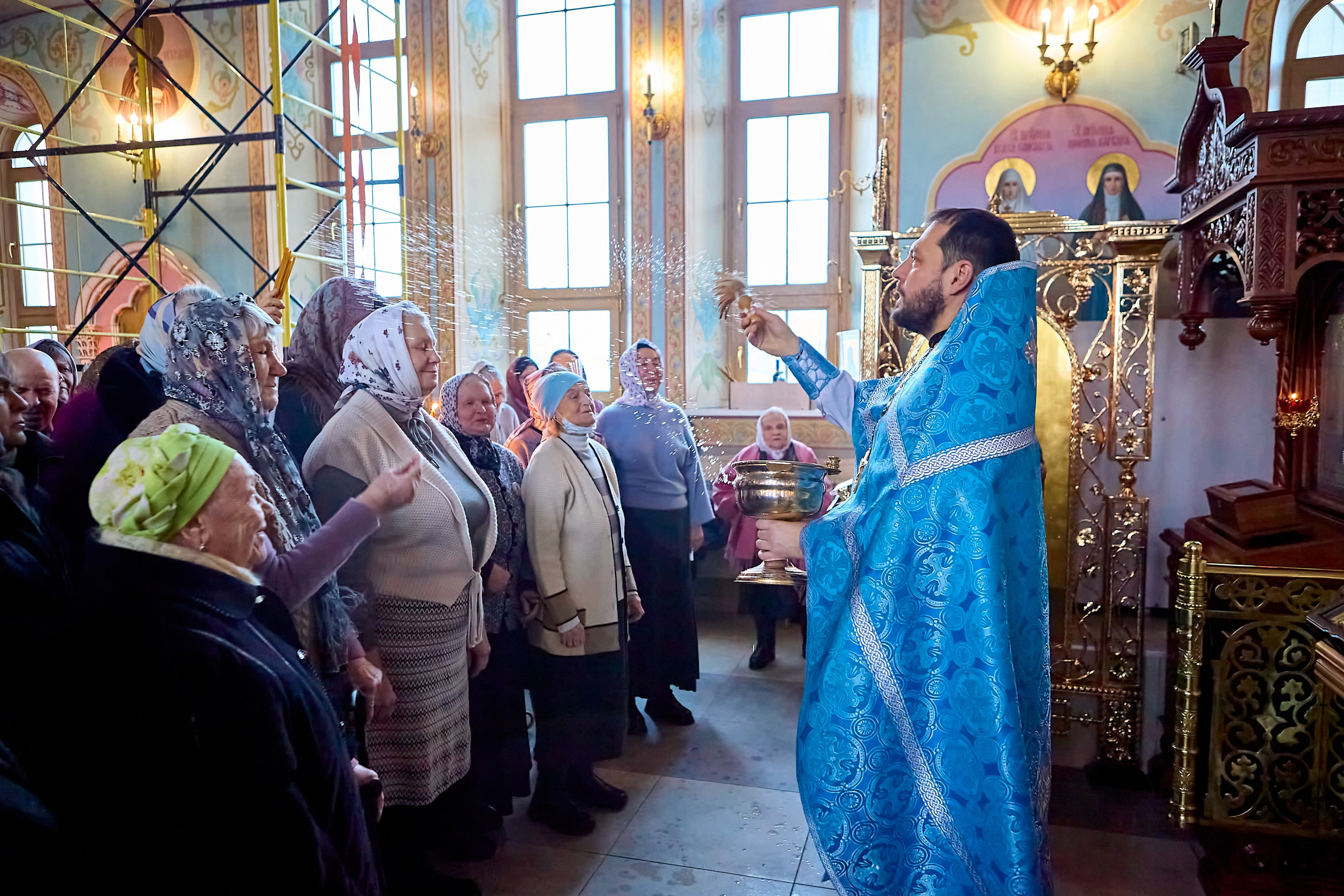 В праздник Сретения в Храме Преподобного Серафима Саровского
