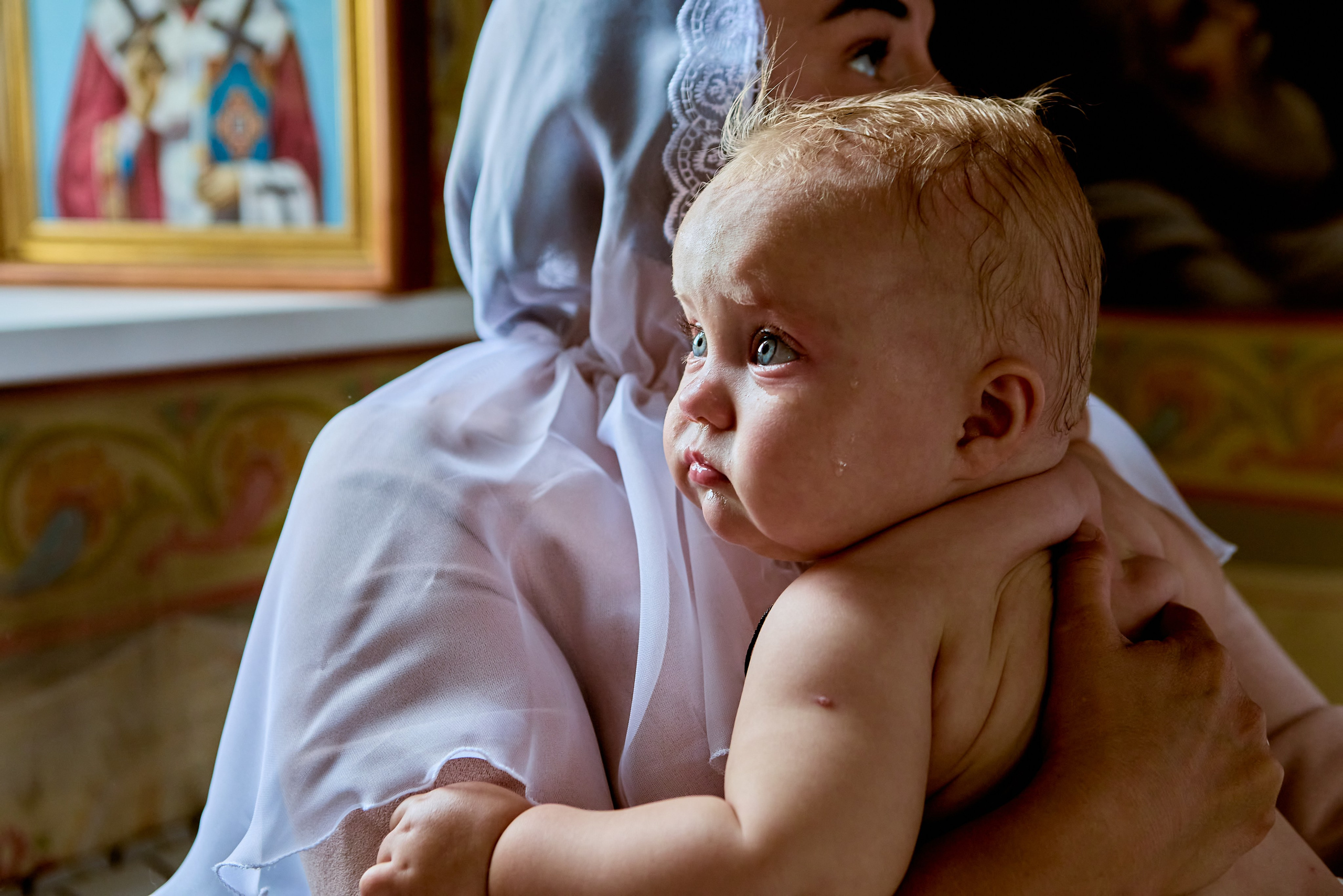 Фотосессия таинства Крещения младенца Евсевии г Дзержинск