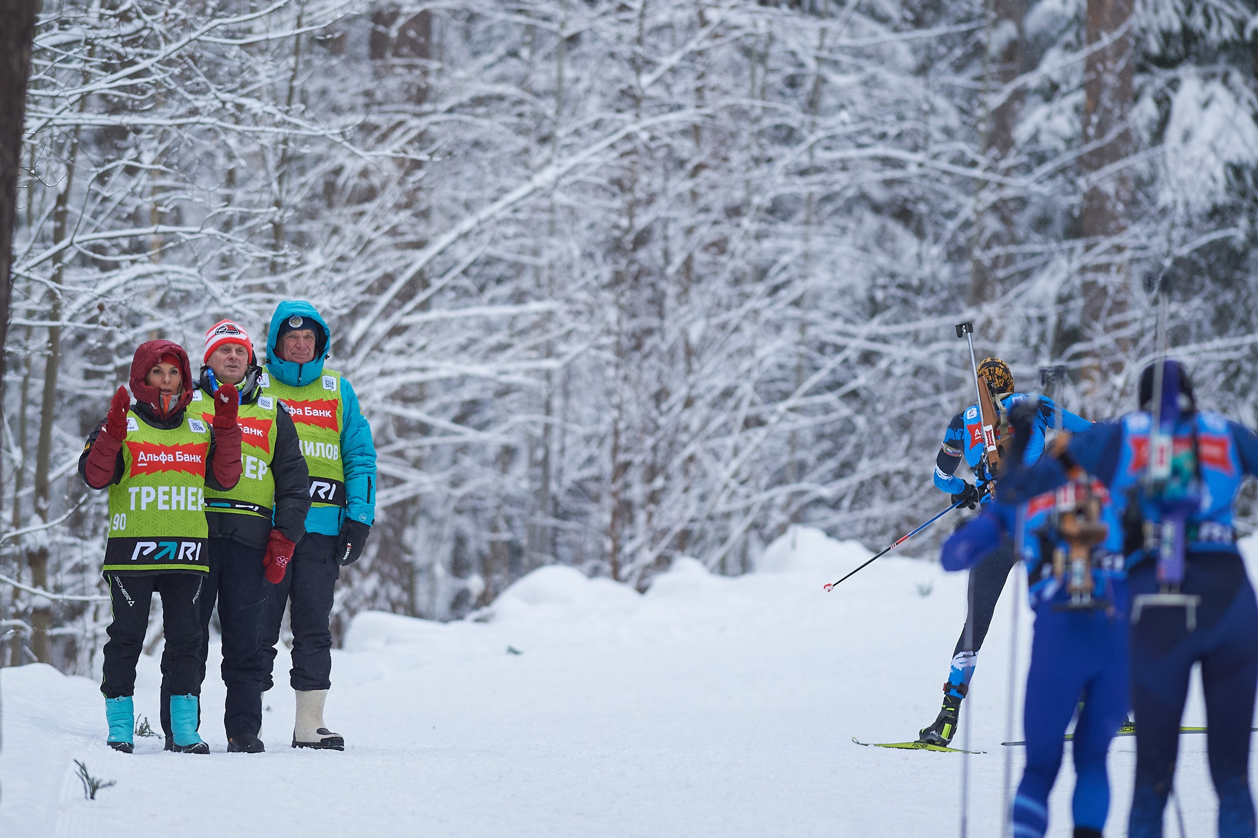 Биатлон. Чемпионат России — 2024/2025, 3-й этап, Ижевск. Спринт. Мужчины. Спортивный репортажный фотограф в Ижевске Сергей Мерзляков