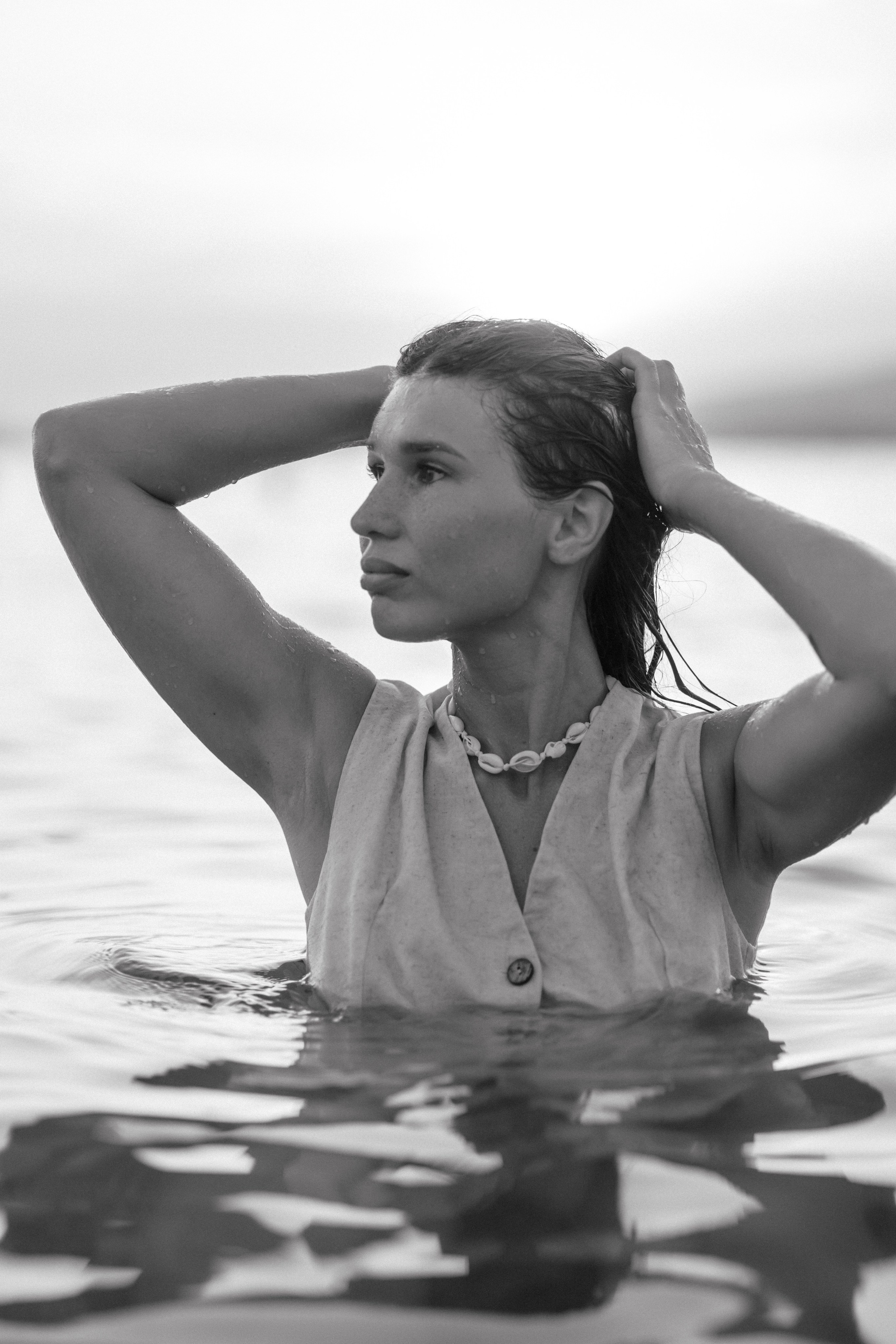 Закат на пляже Метрополь. Семейный и портретный фотограф в Геленджике Любовь Бодрова