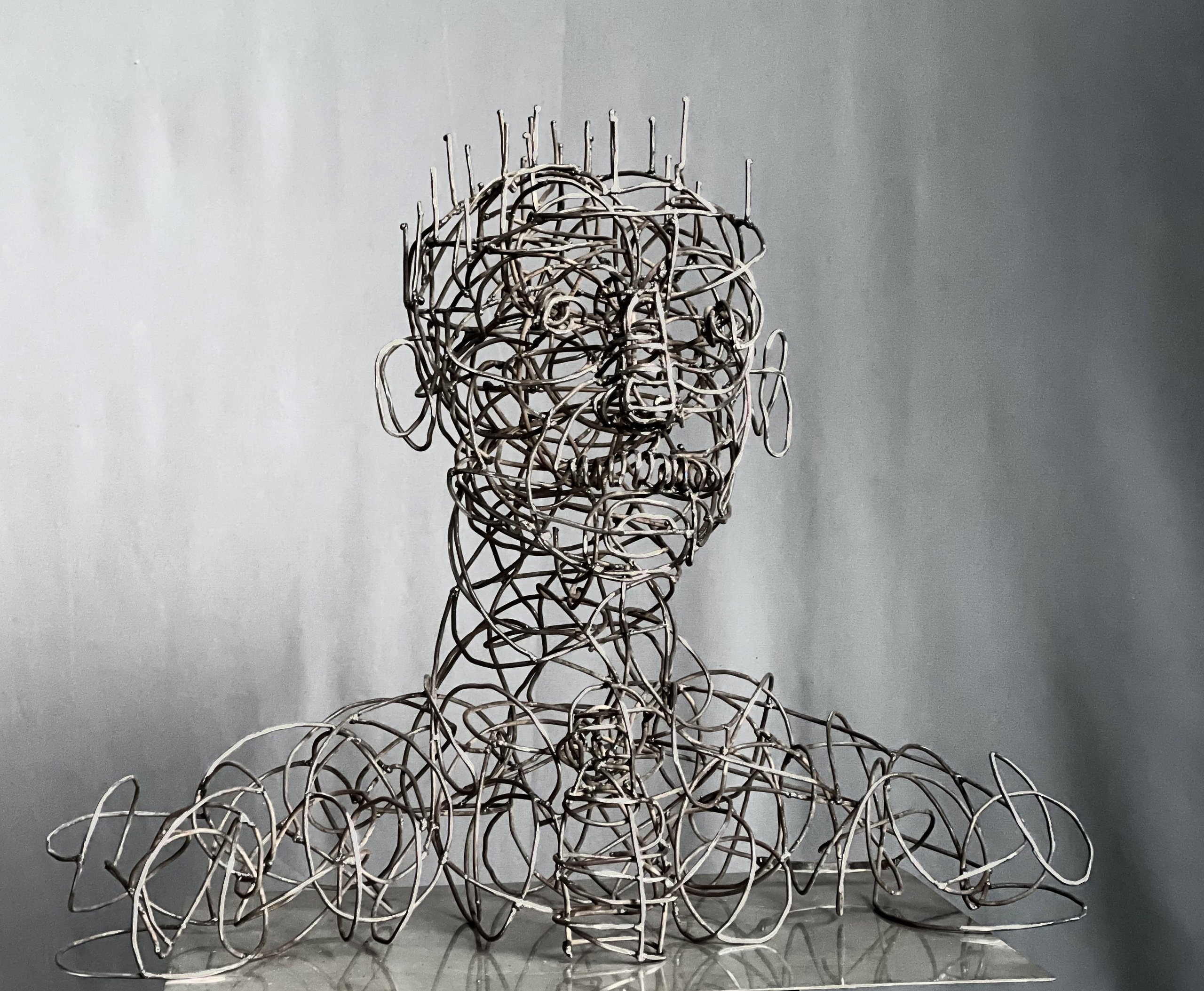 Нервный портрет / Nervous portrait_2021. Художник — скульптор Антонина Фатхуллина