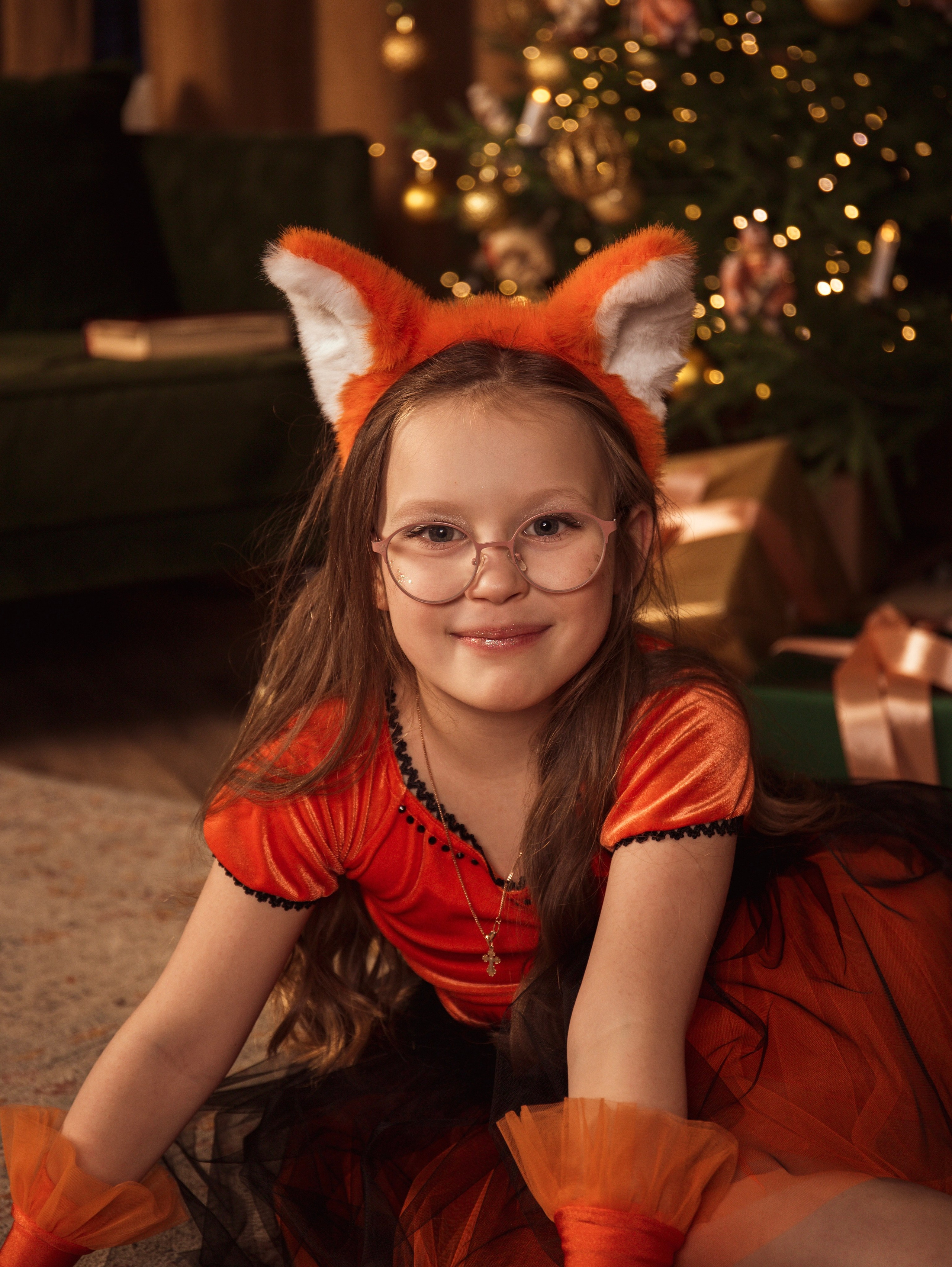 Мама с дочкой, новогодняя сьемка. Свадебный и семейный фотограф в Москве Мила Широких