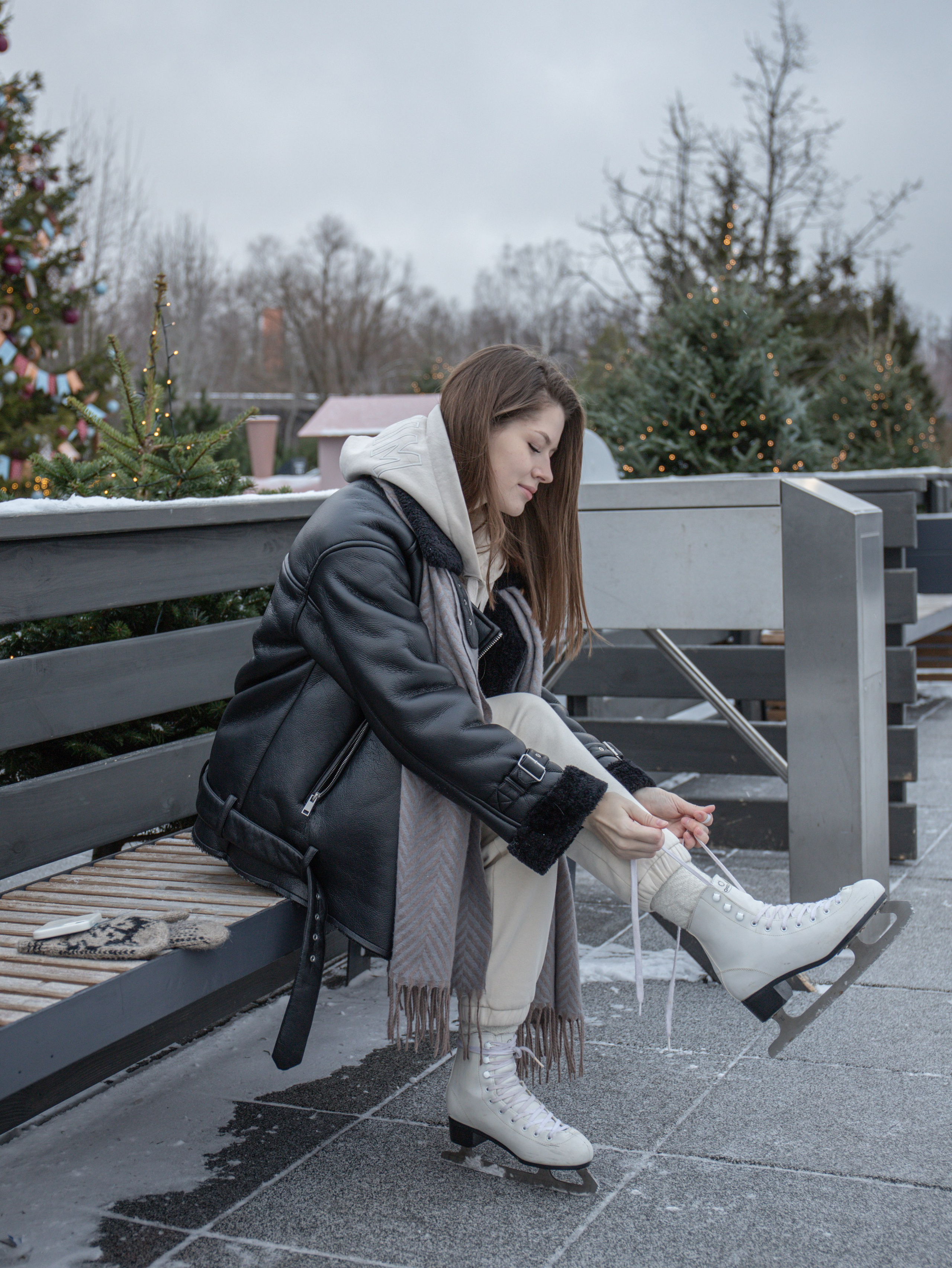 На катке. Свадебный и семейный фотограф в Москве Мила Широких