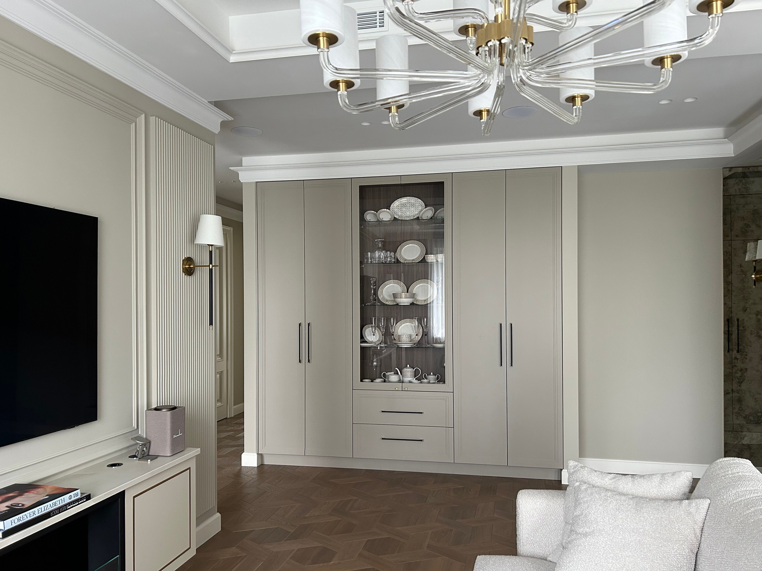 Дизайн интерьера 3 комнатной квартиры на ул. Усачева в Москве. Ольга Саакян Ι Дизайн интерьера в Москве: планировка, подбор отделочных материалов, чертежи для строителей и надзор за ремонтом квартиры