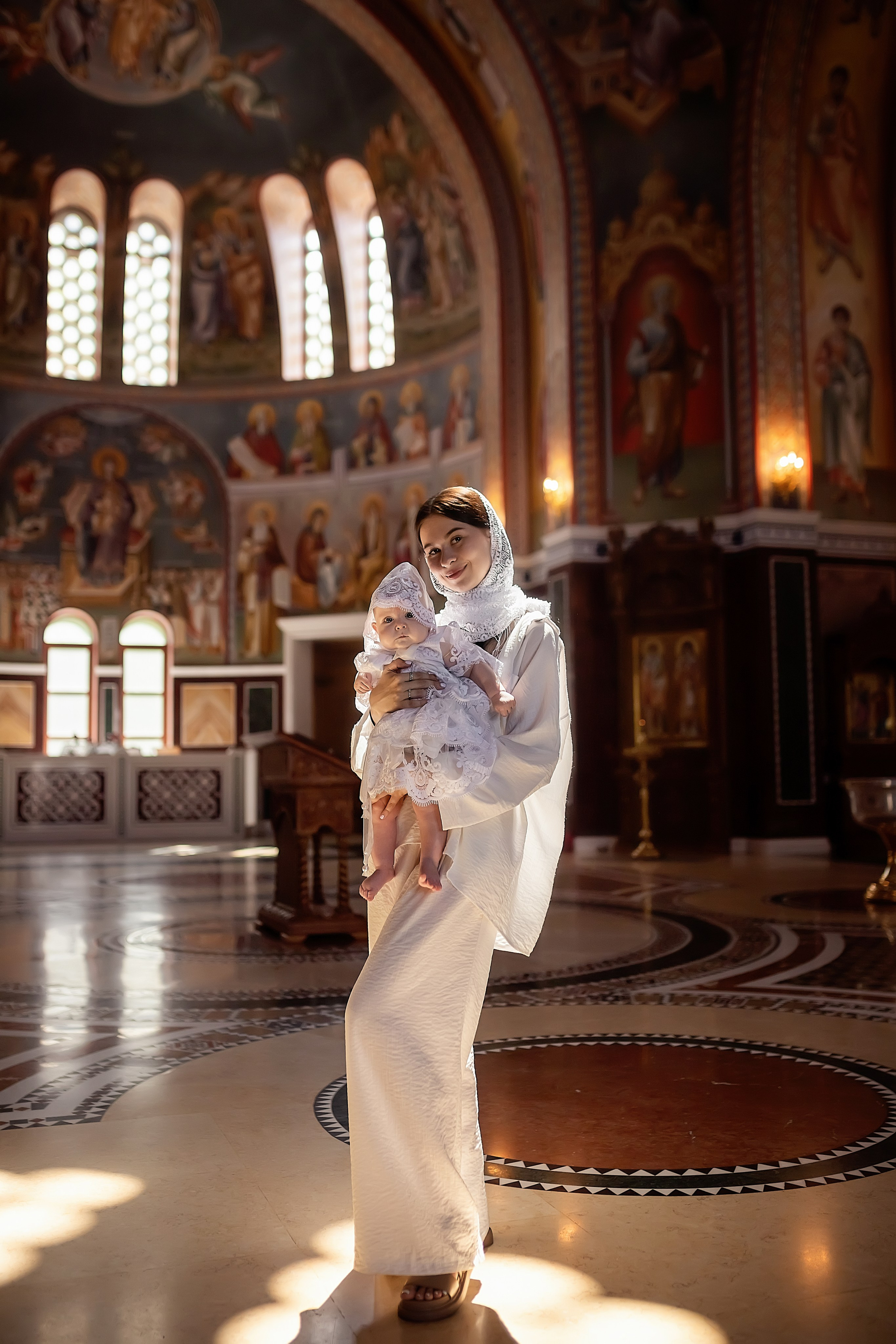 Крещение в Благовещенском Греческом Храме в Ростове-на-Дону. Олеся Семейская свадебный и семейный фотограф в Ростове-на-Дону