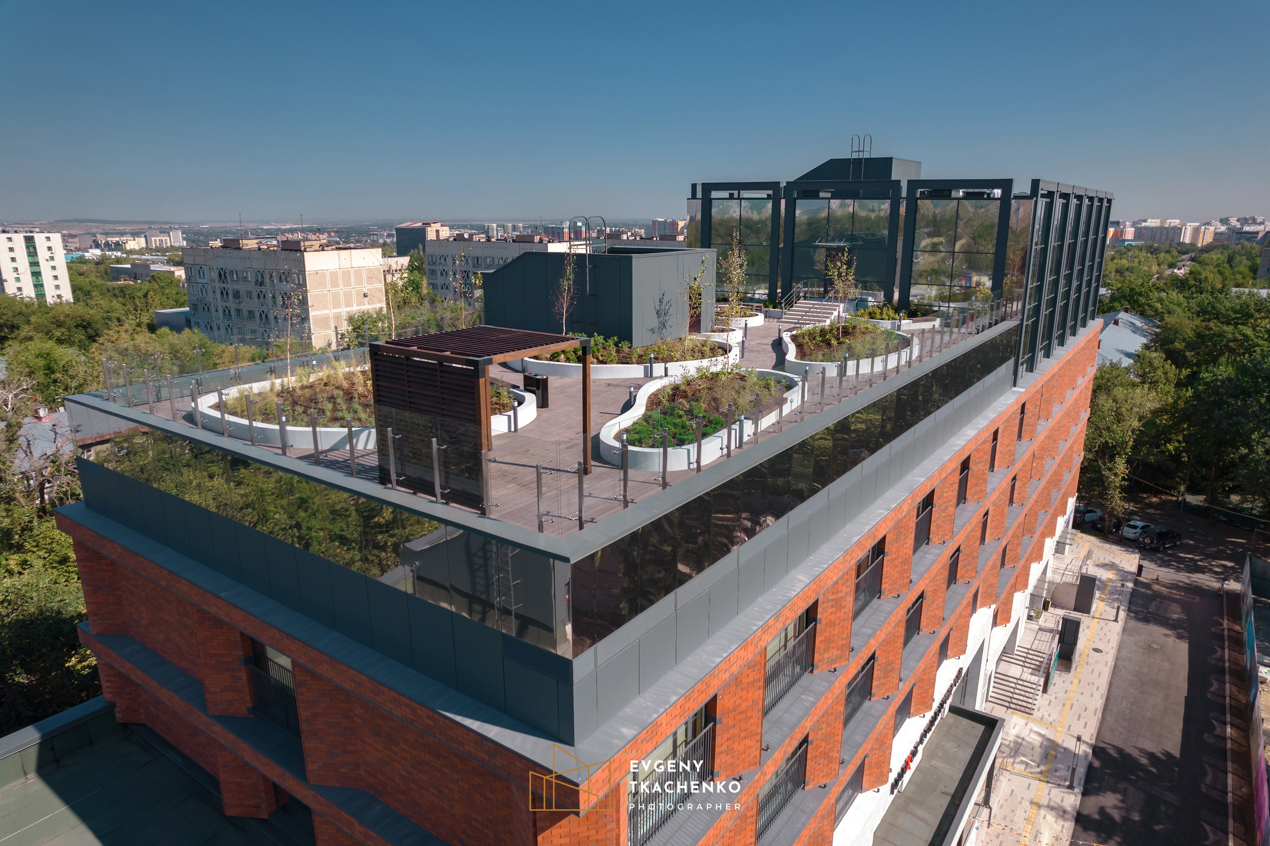 Общежитие университета NarXoz в Алматы. Архитектурный и интерьерный фотограф в Казахстане