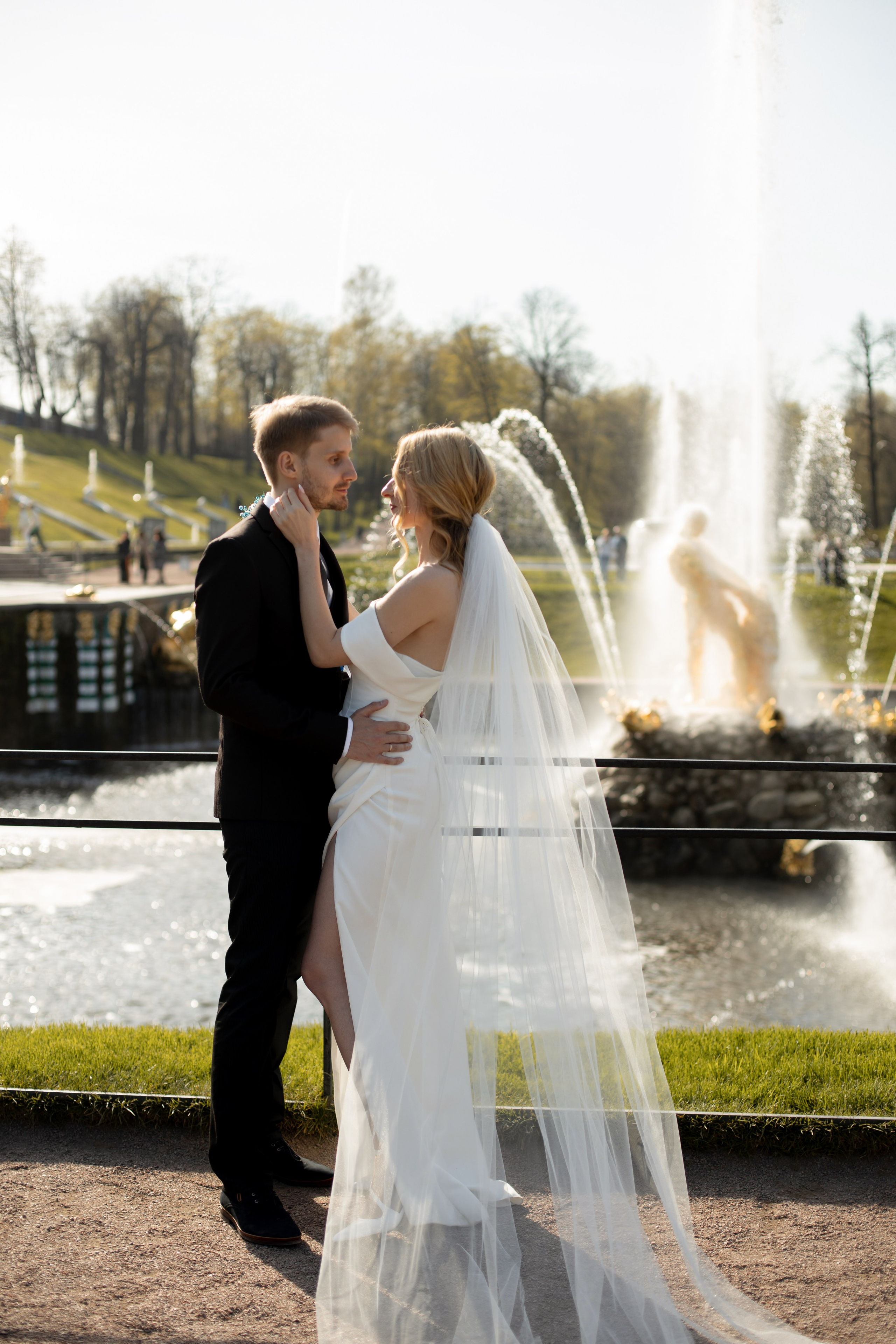 Петергоф / ЗАГС + прогулка. Свадебный и семейный фотограф в Москве Диана Левченко