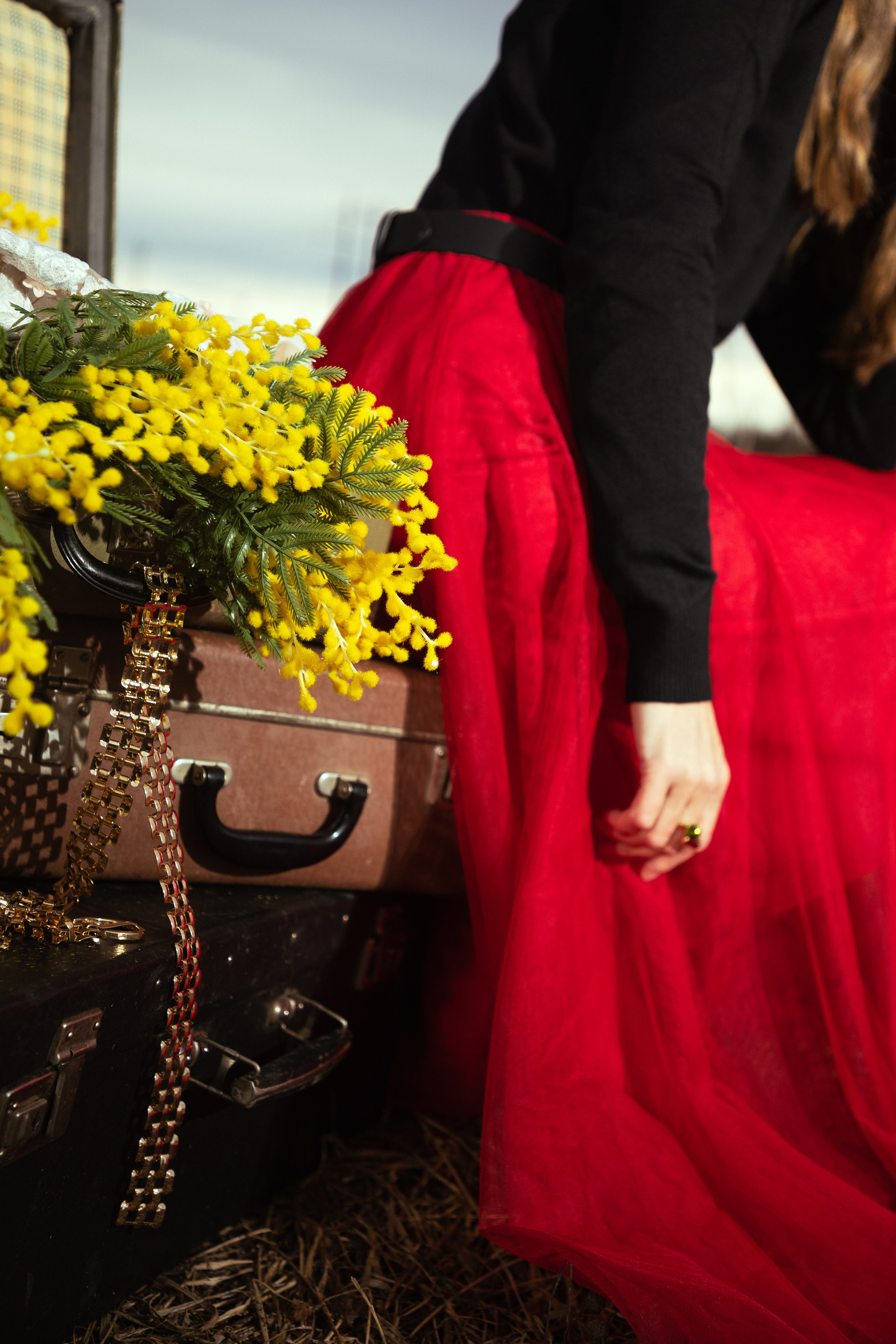 Необычная фотосессия в поле. Фотограф Анастасия Тихонова