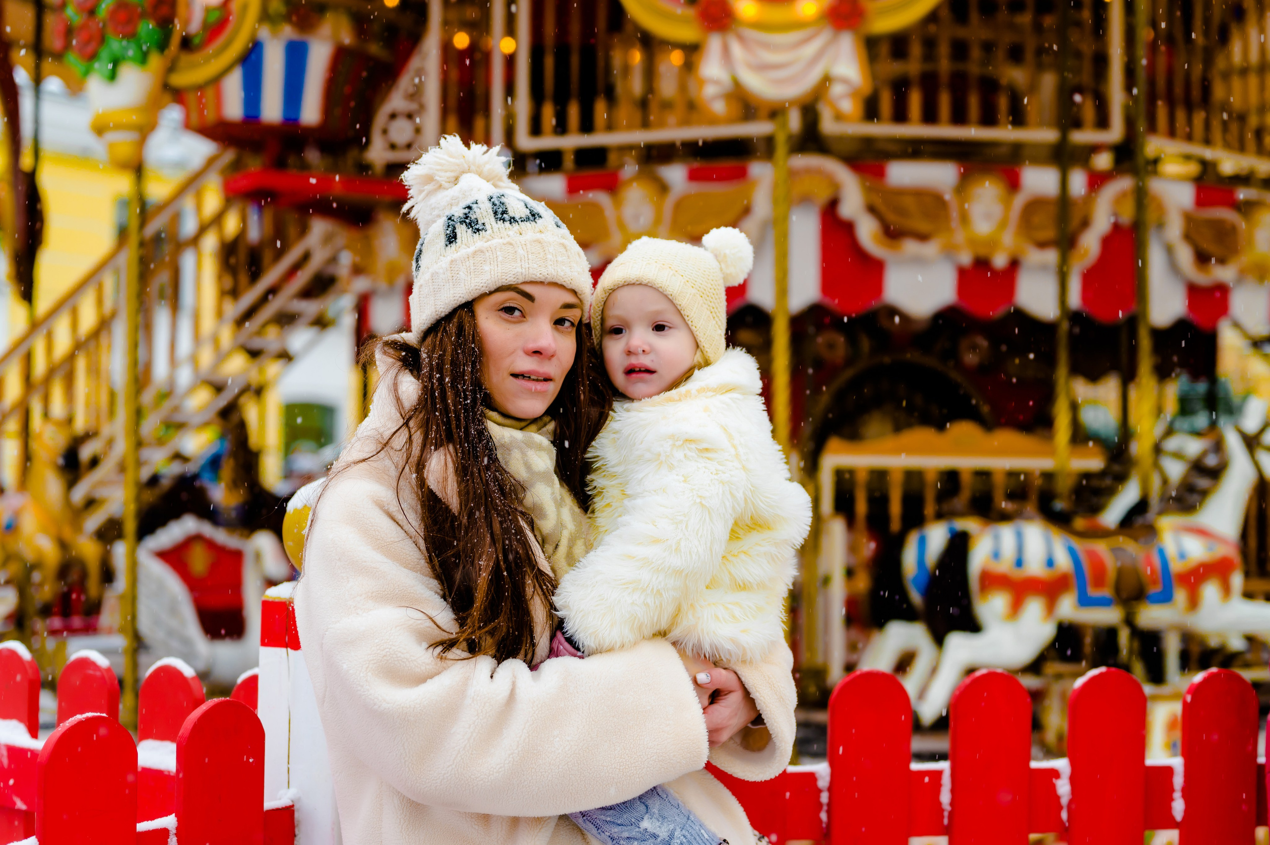 Новогодняя фотосессия на Манежной площади. Свадебный и семейный фотограф Евгения Кононова