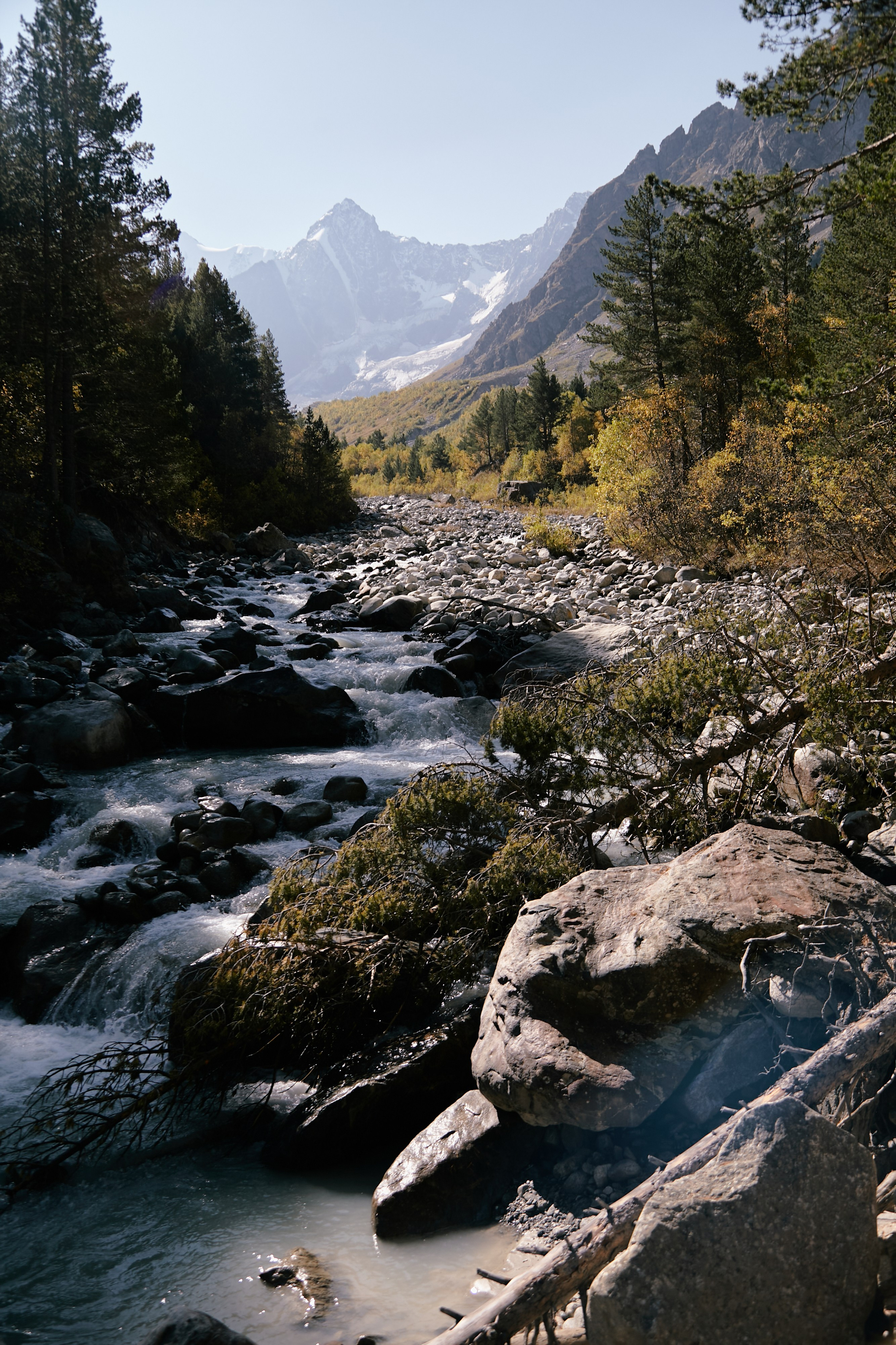 Чегем, дорога к леднику Шаурту. Фотограф Продюсер в горах КБР / Москва  Нальчик Горы