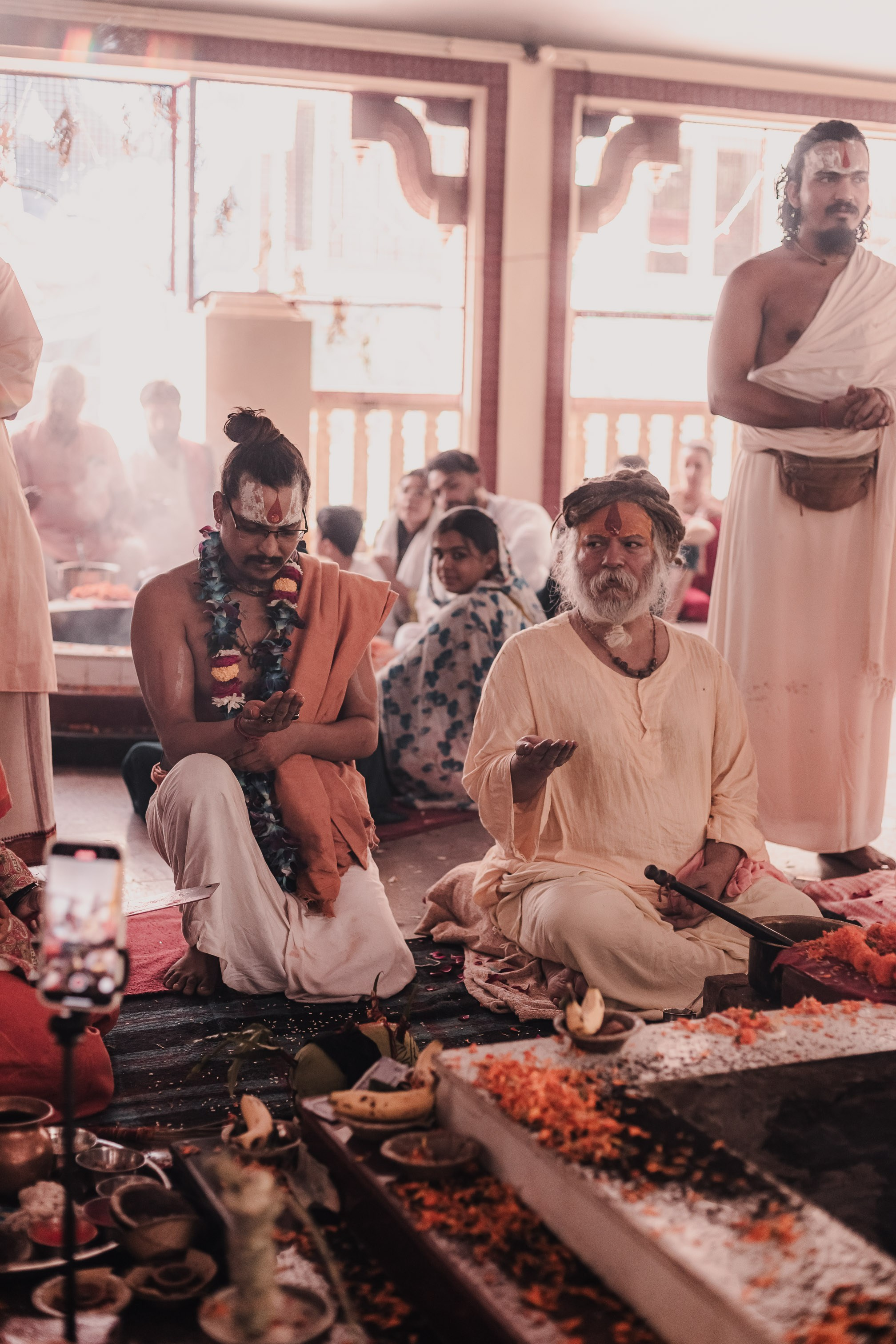 Navaratri yajna at Devraha Baba Ji ashram. Мариам Багдасарян