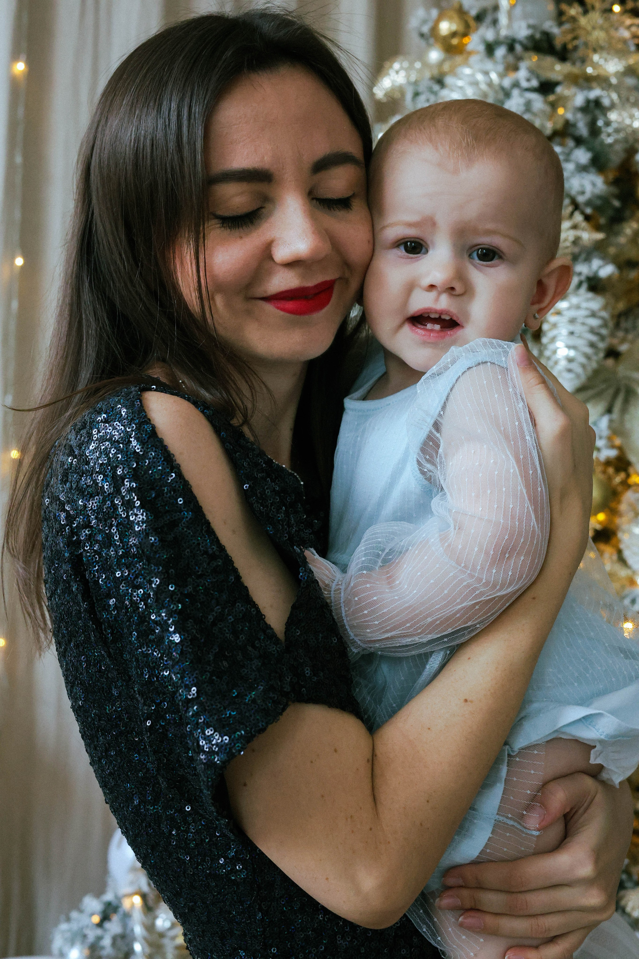 Новогодняя история «Ирина и ее семья». Фотограф в Москве Анастасия Калинина