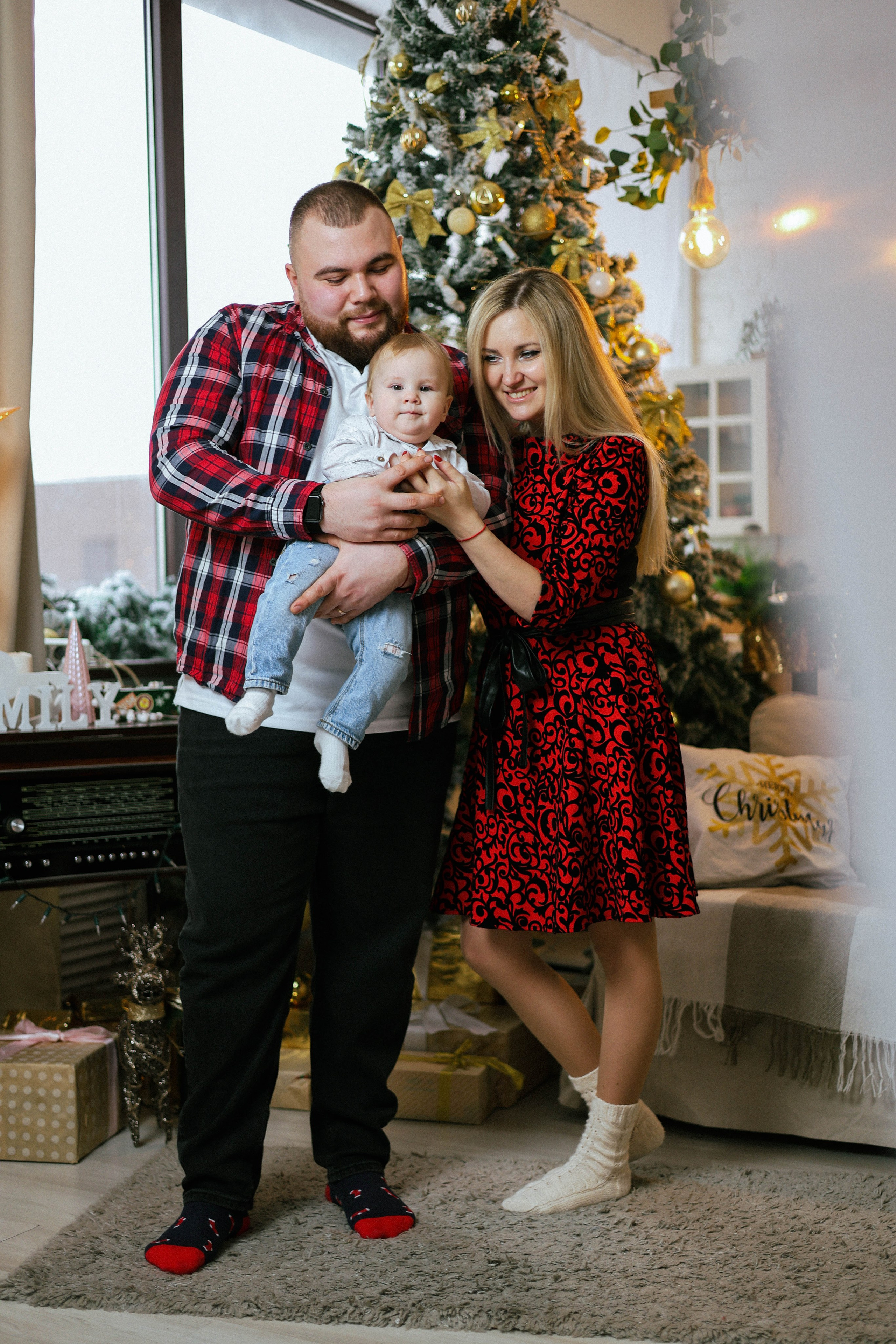 Новогодняя история «Валентина и ее семья». Фотограф в Москве Анастасия Калинина