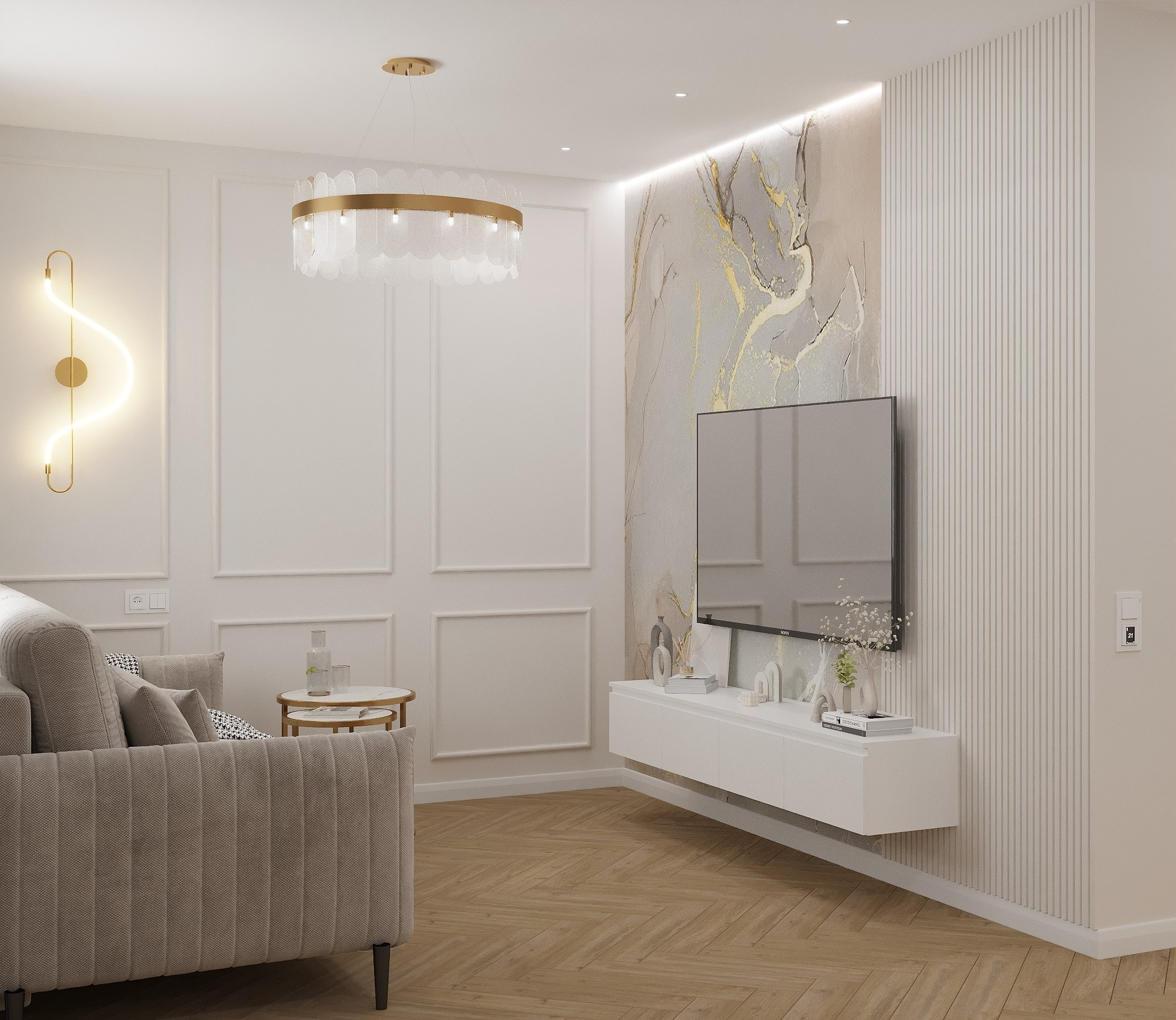 Квартира ЖК Лидер г. Владивосток. Дизайн интерьера / Дизайн-проект / Лебедь Юлия