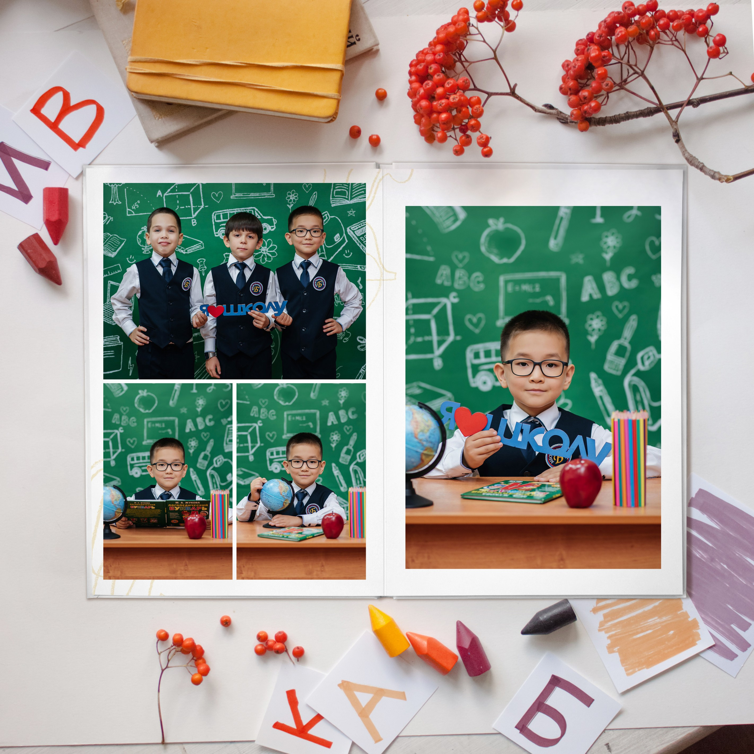 Первоклашка. Дизайнер fotokniga_ast