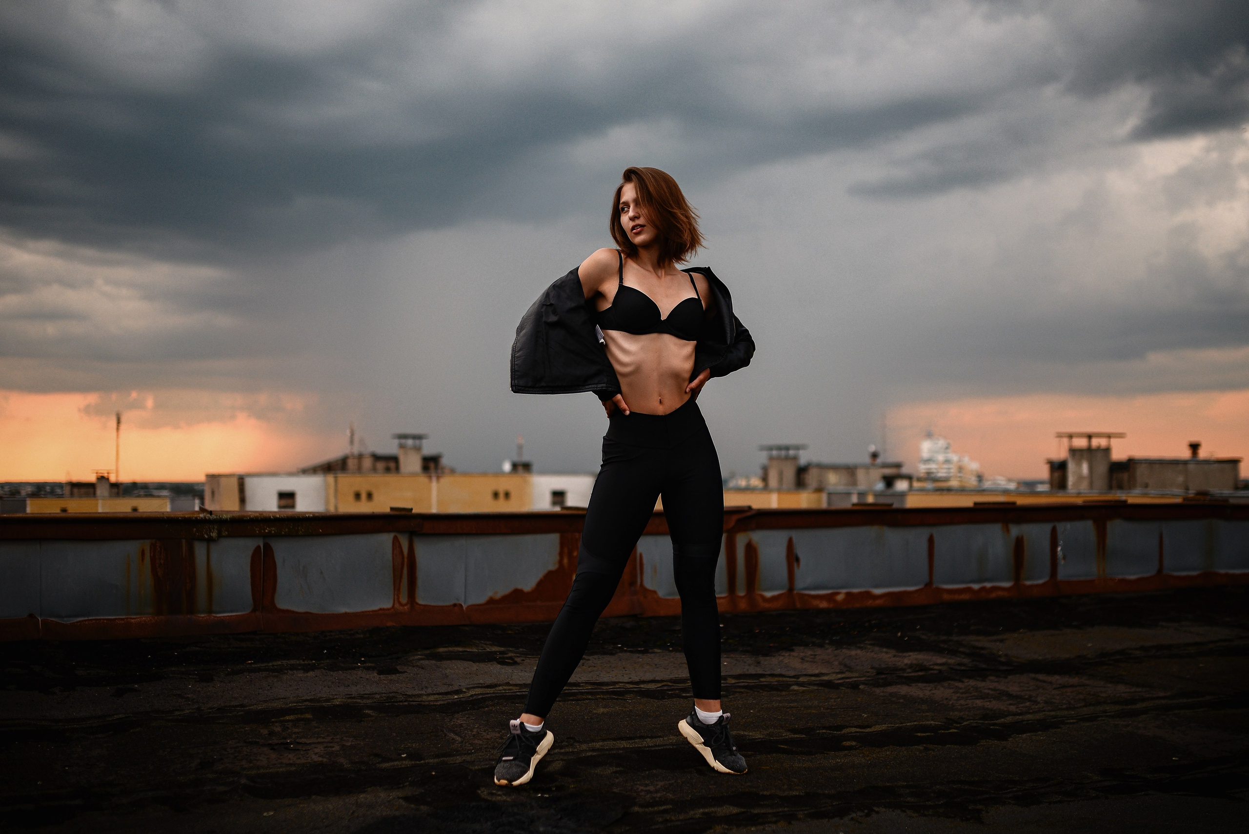 Фотосессия на крыше дома. Фотограф в Витебске Сергей Томашев