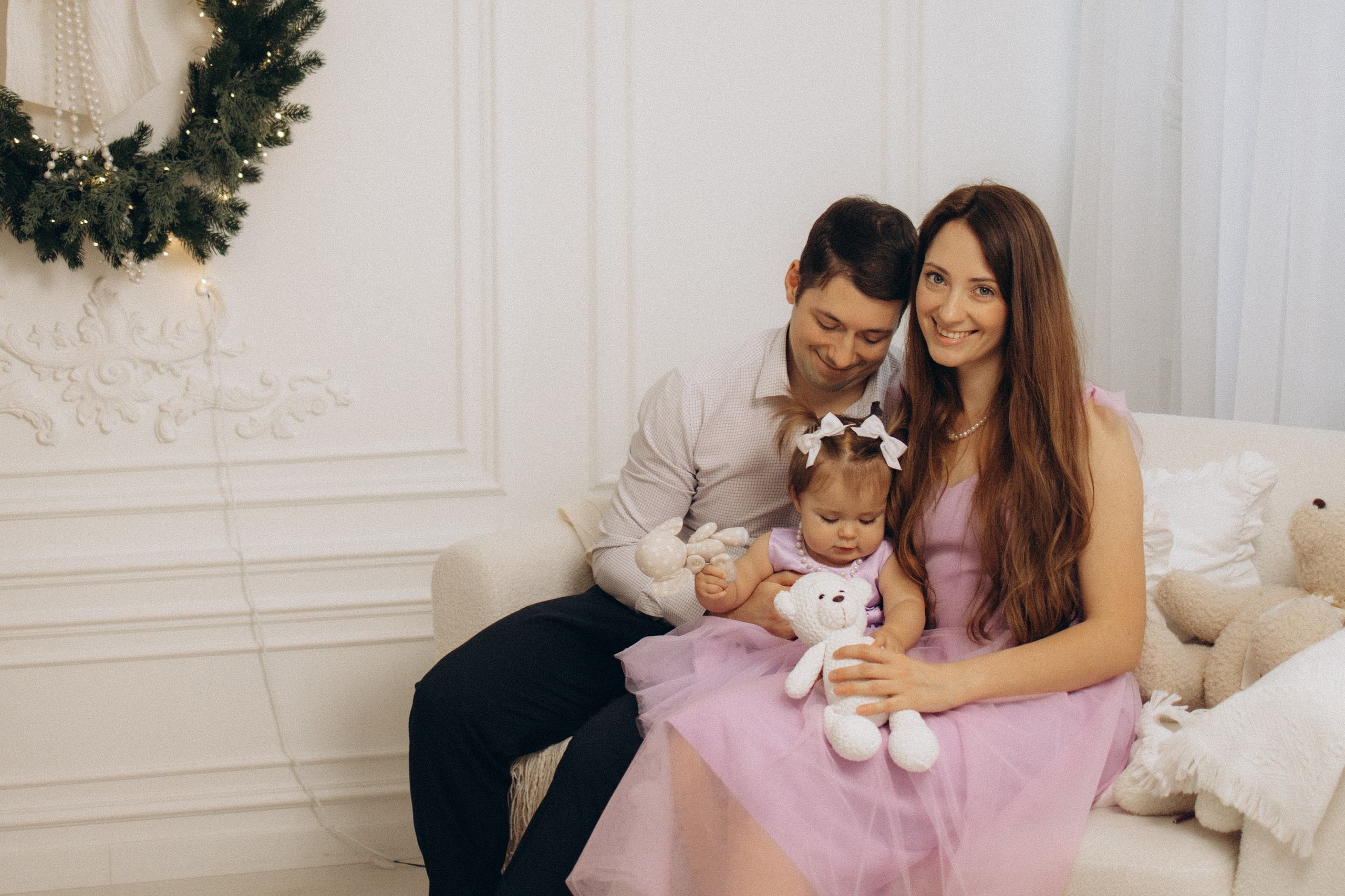 Новый год маленькой Анечки. Семейный фотограф в Москве Анастасия Шалда