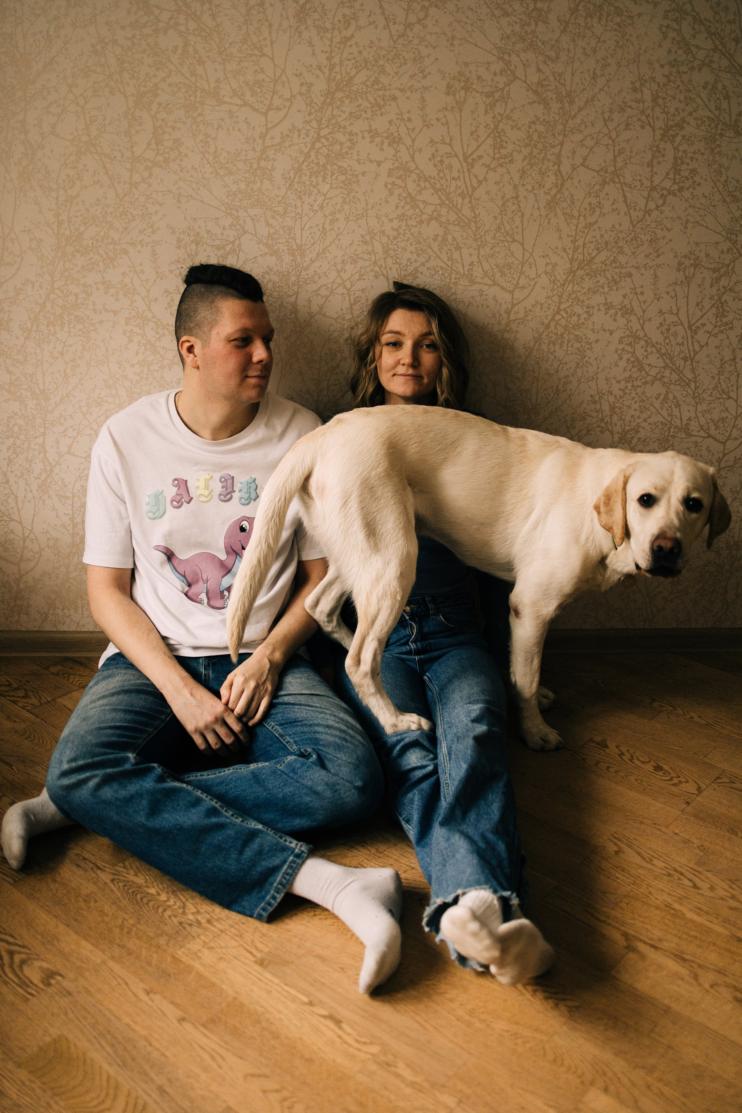 Дома трое. Фотограф Настя Леонова