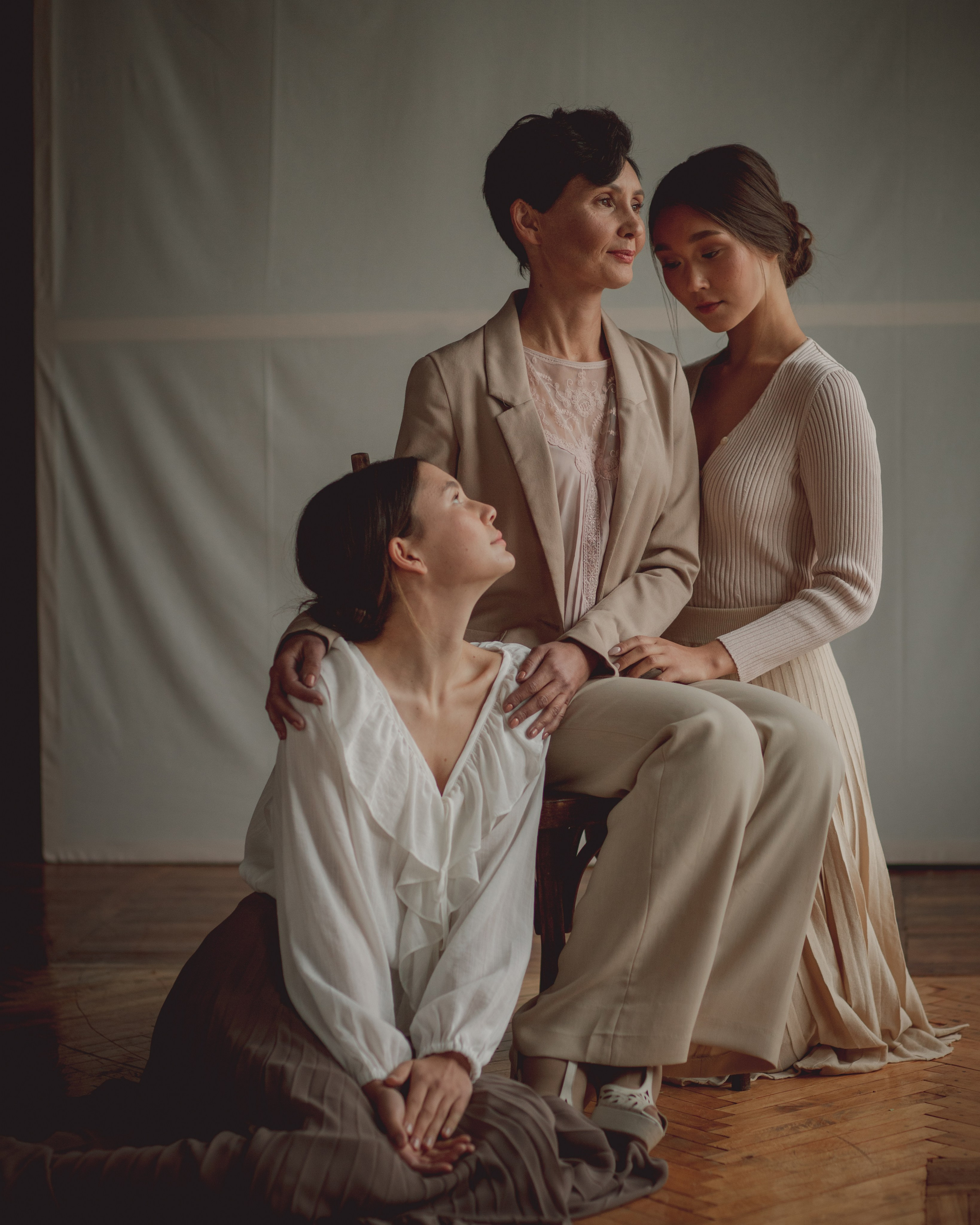 Мама и дочери. Семейный фотограф Ольга Барабанова