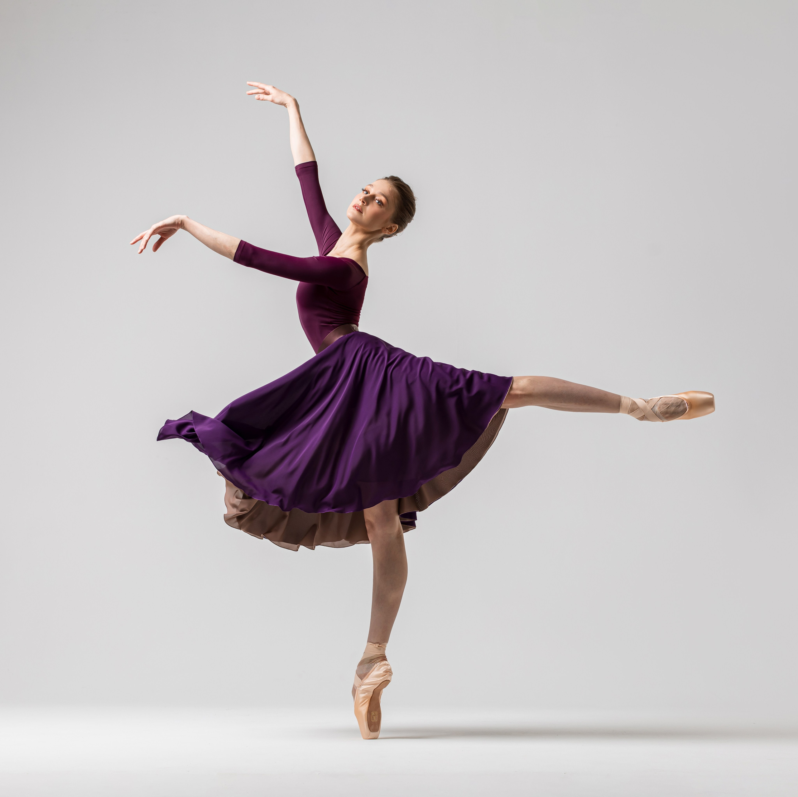 Балетная съёмка на белой циклораме и фонах. Балетный фотограф Алина Ханько — Душа Балета