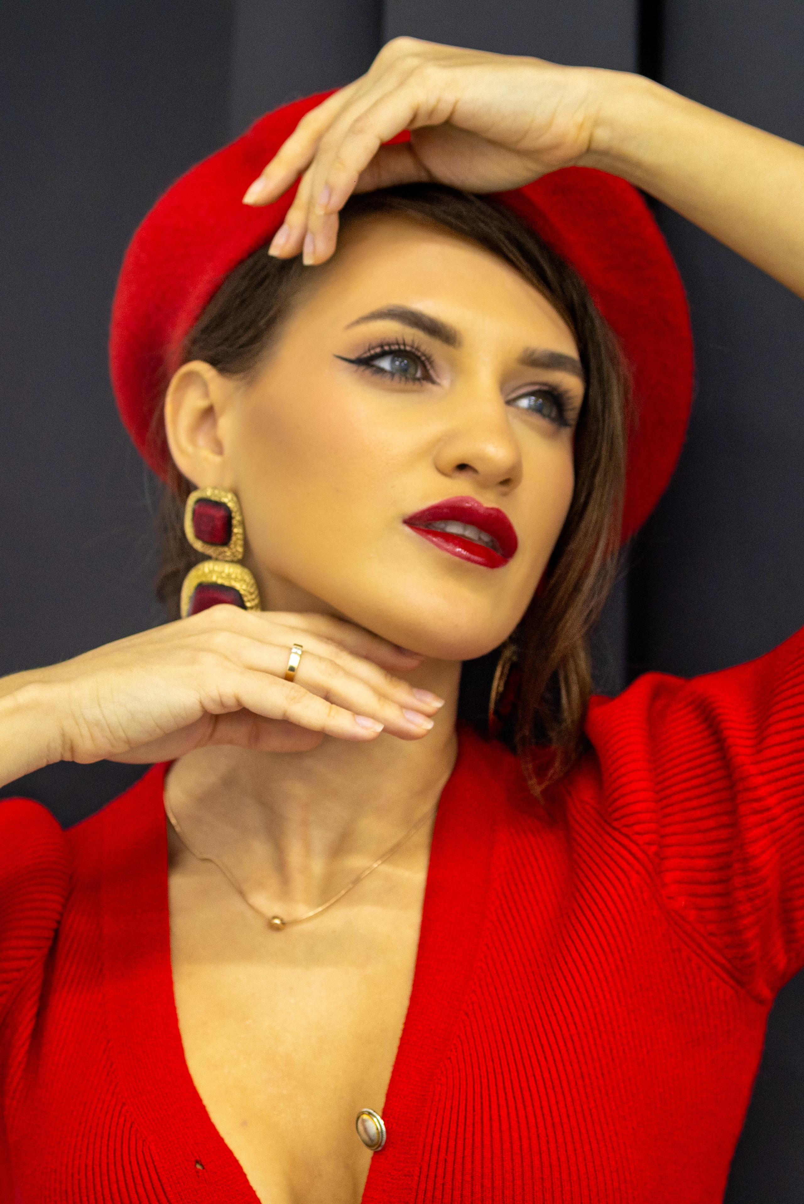 Юлия в красном. Семейный, свадебный, репортажный фотограф в Нижнем Новгороде Сергей Уткин