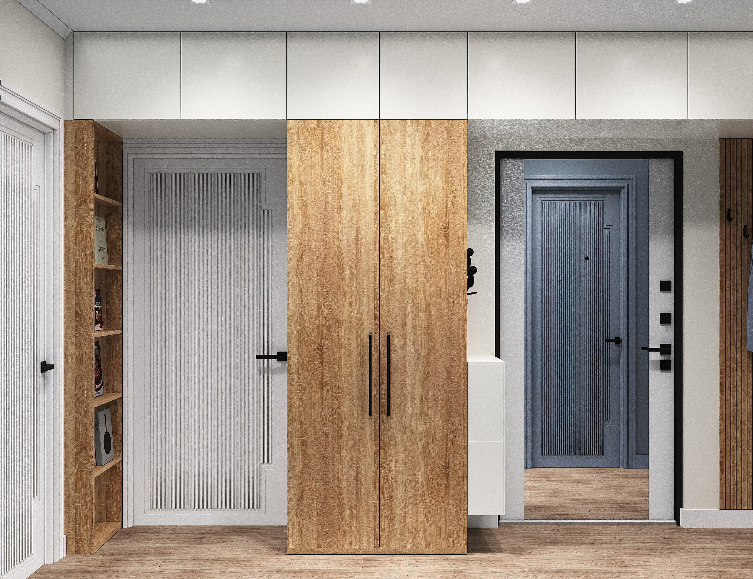 Функциональность и домашняя атмосфера: двухкомнатная квартира для семьи с 2 детьми. Дизайнер интерьера в Москве Ирина Собыленская