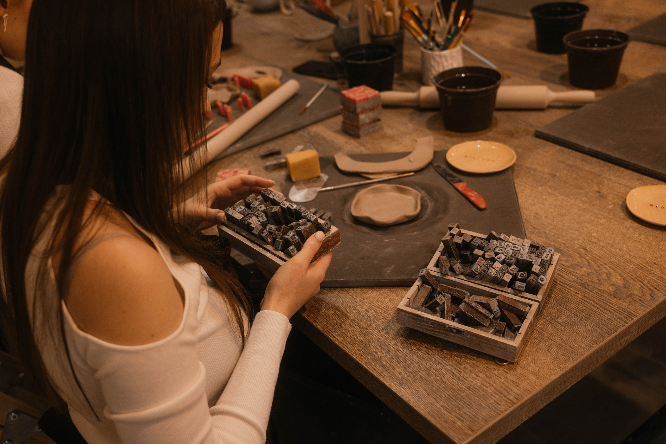 День рождения в гончарной мастерской. Свадебный, семейный фотограф в Рязани Лена Брант