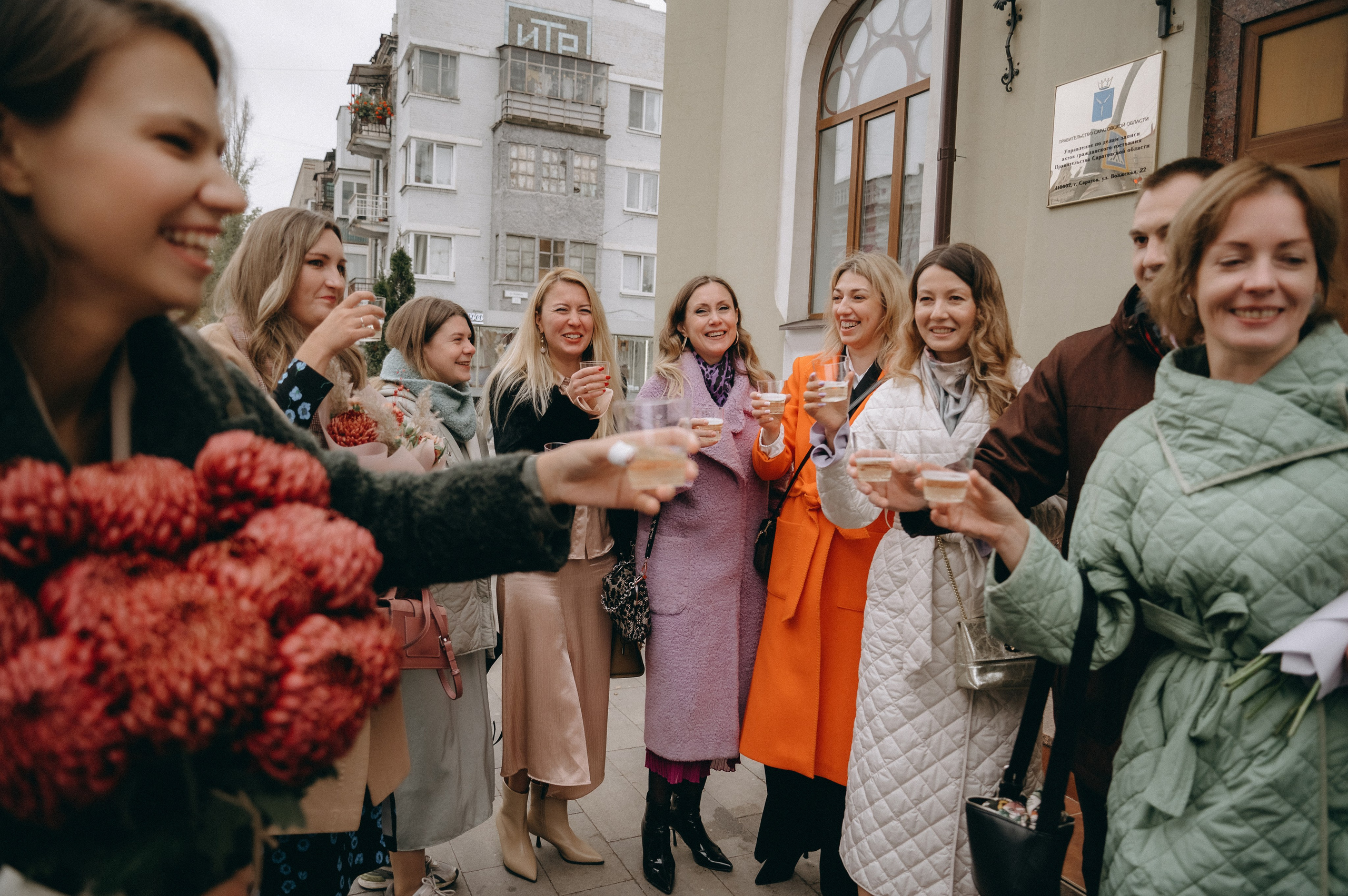 Дарья и Дмитрий — ноябрьская история. Фотограф Мария Стрелкова