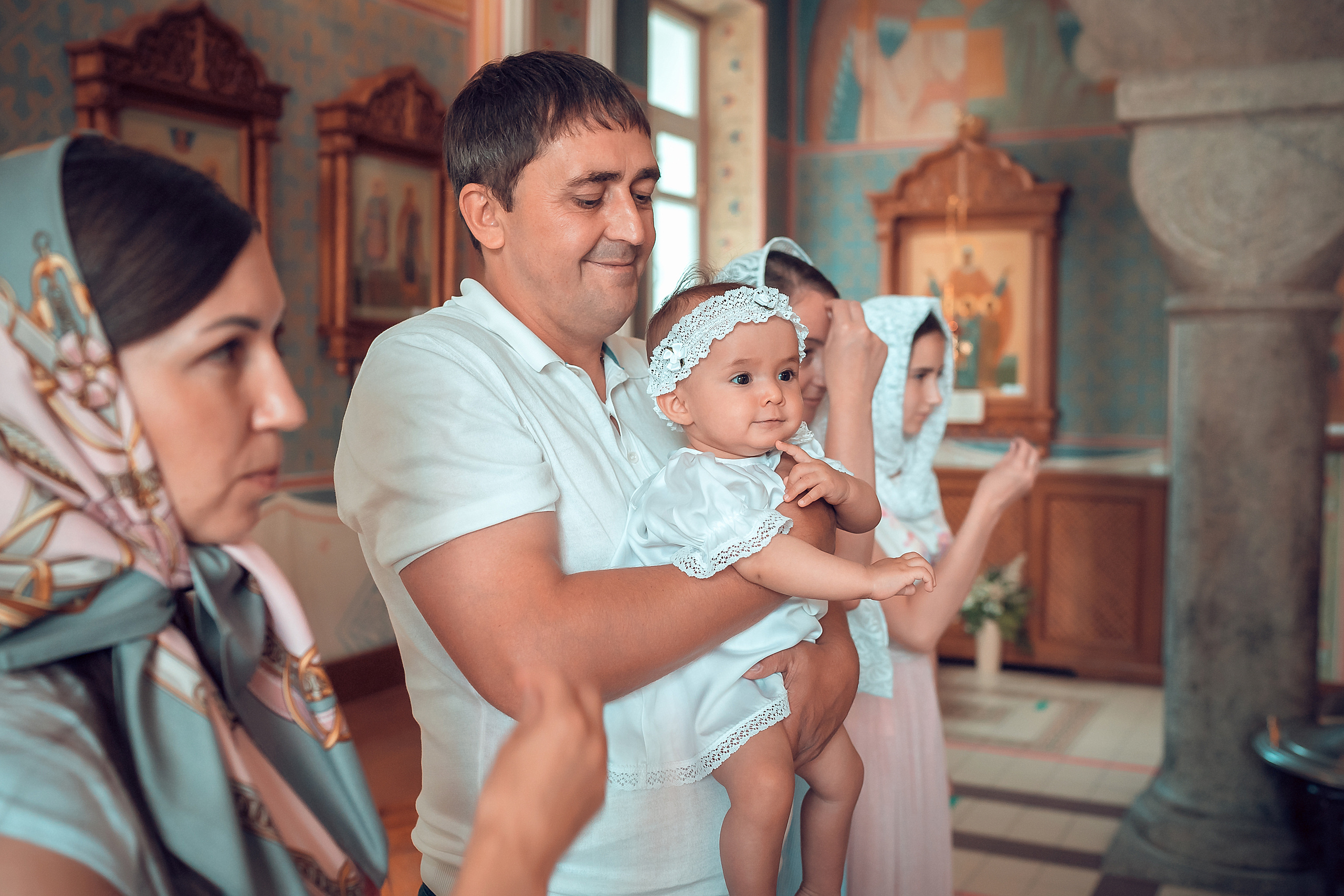 Крещение Арины Храм Иоанна Предтечи. Фотограф на Крещение и Венчание в Красноярске Рамазанова Юлия